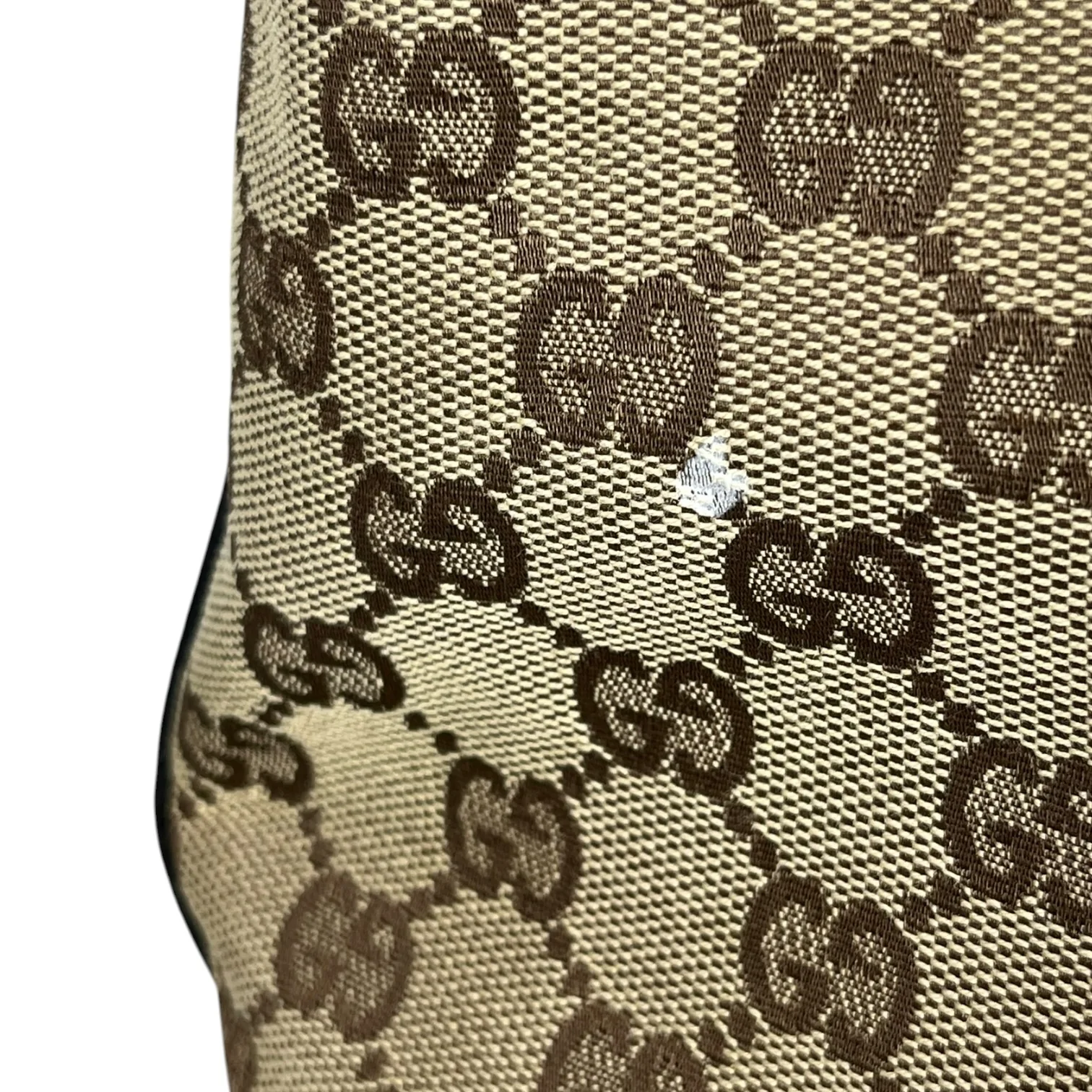 GUCCI/Cross Body Bag/Monogram/BRW/Hobo Cloth Handbag