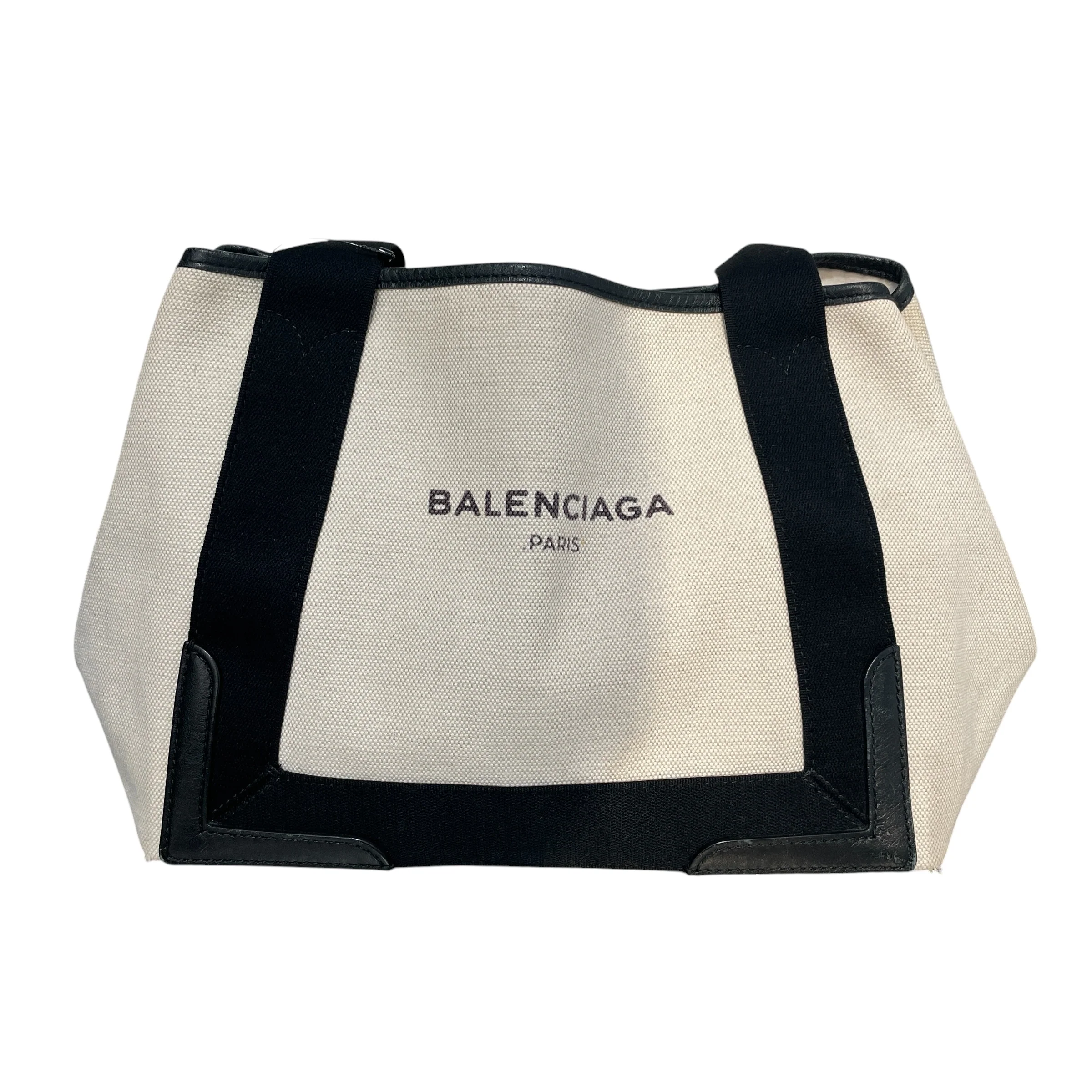 BALENCIAGA/Tote Bag/Cotton/BEG/Canvas Small Tote