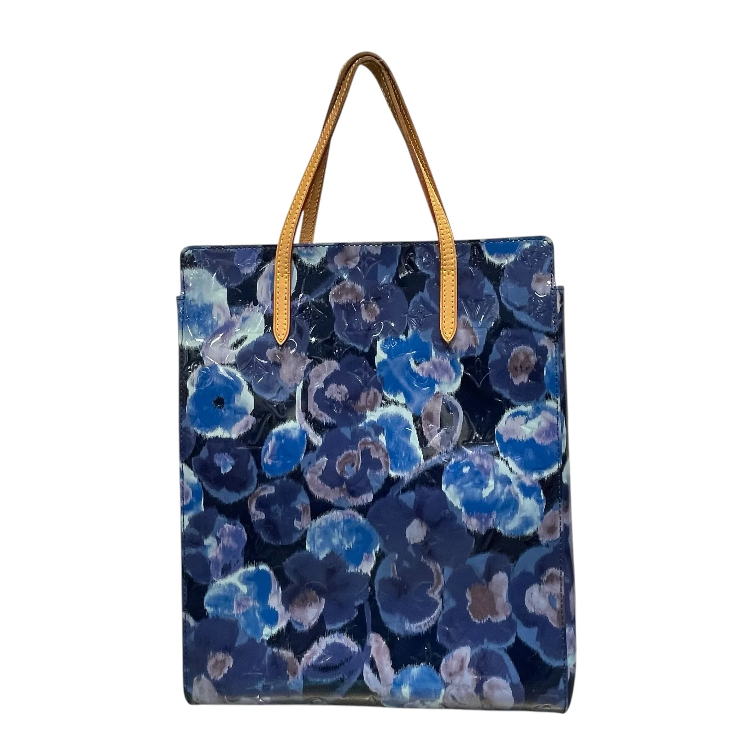 LOUIS VUITTON/Hand Bag/All Over Print/Leather/BLU/VERNIS IKAT CATALINA