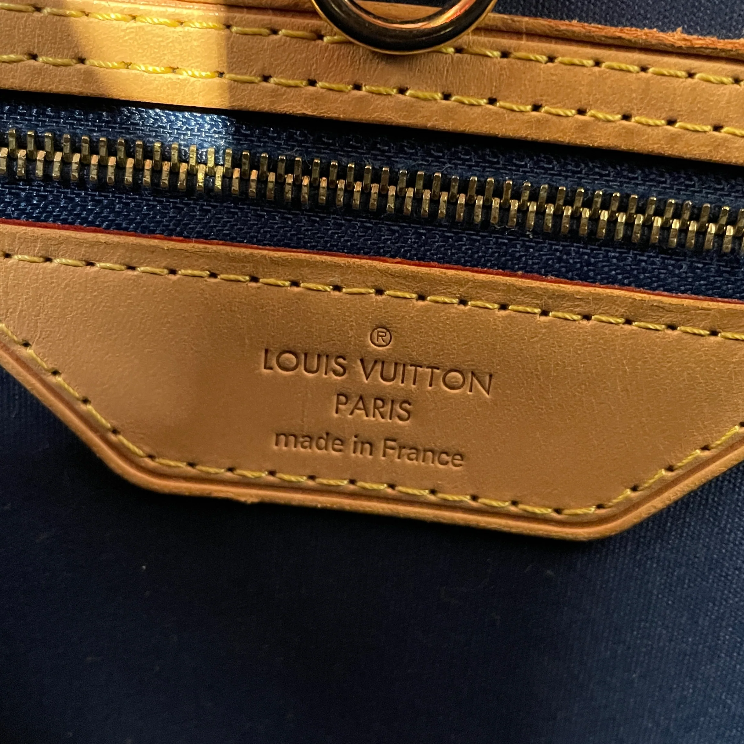 LOUIS VUITTON/Hand Bag/All Over Print/Leather/BLU/VERNIS IKAT CATALINA