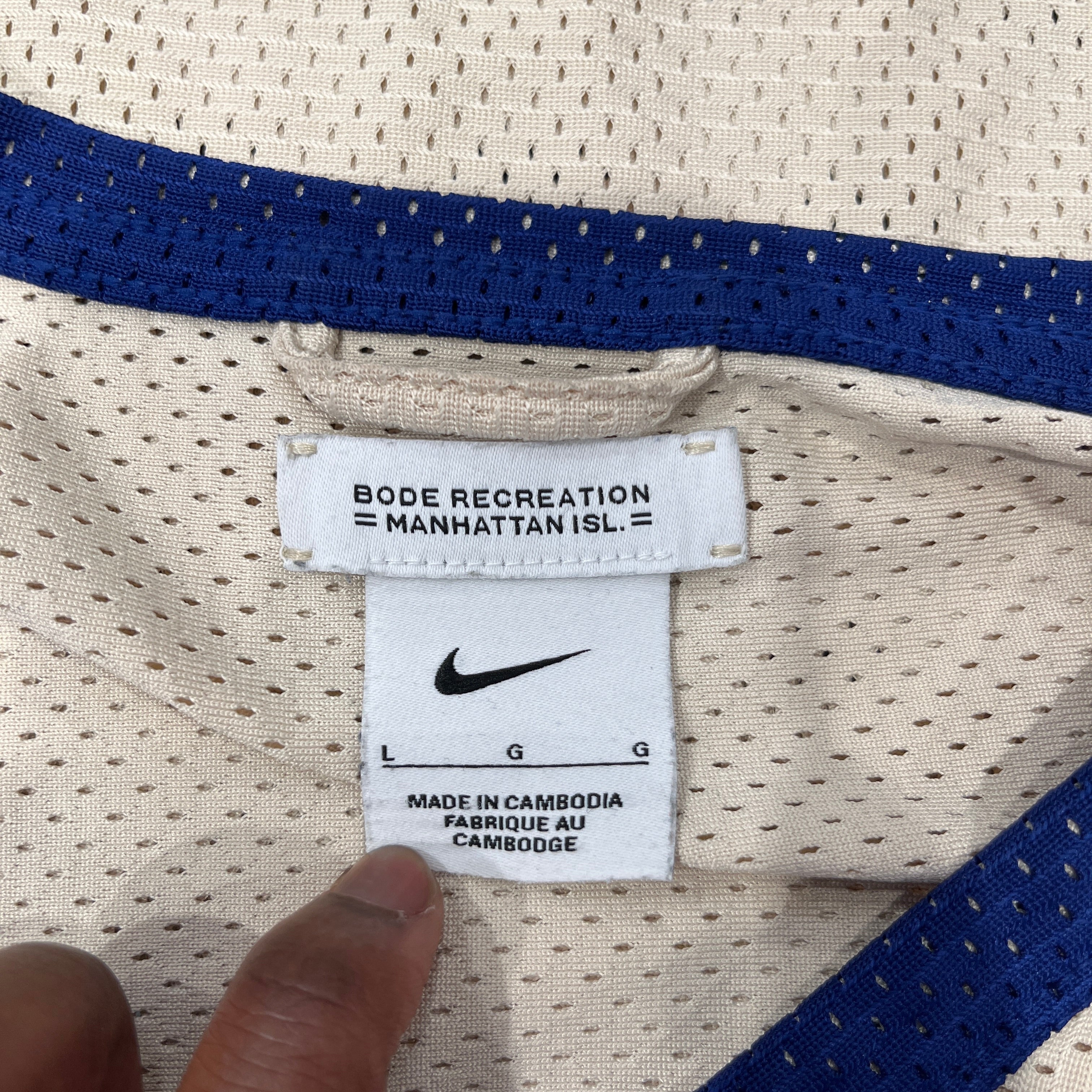 BODE/NIKE/LS T-Shirt/L/CRM/Cape COD