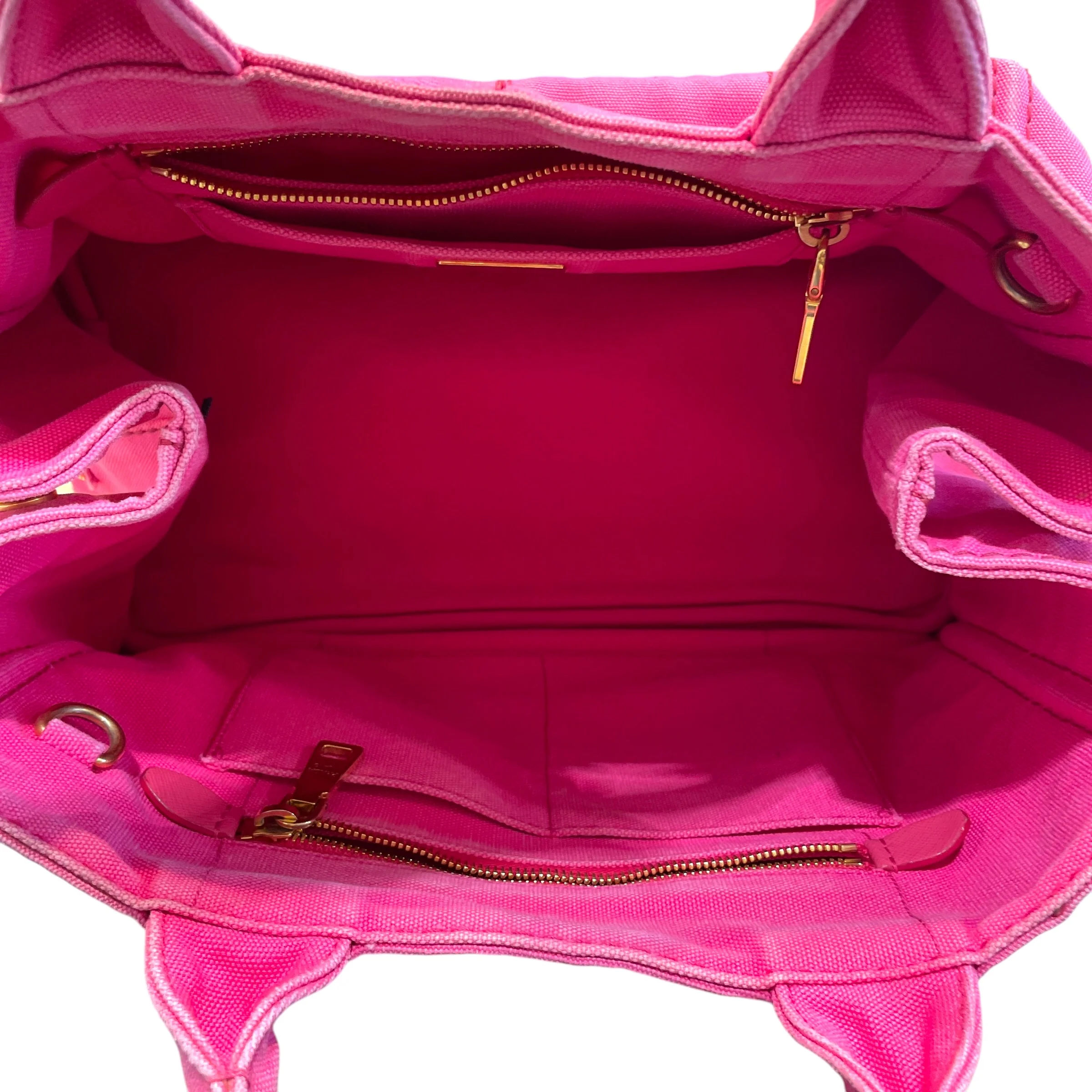 PRADA/Bag/Cotton/PNK/Canapa Handbag