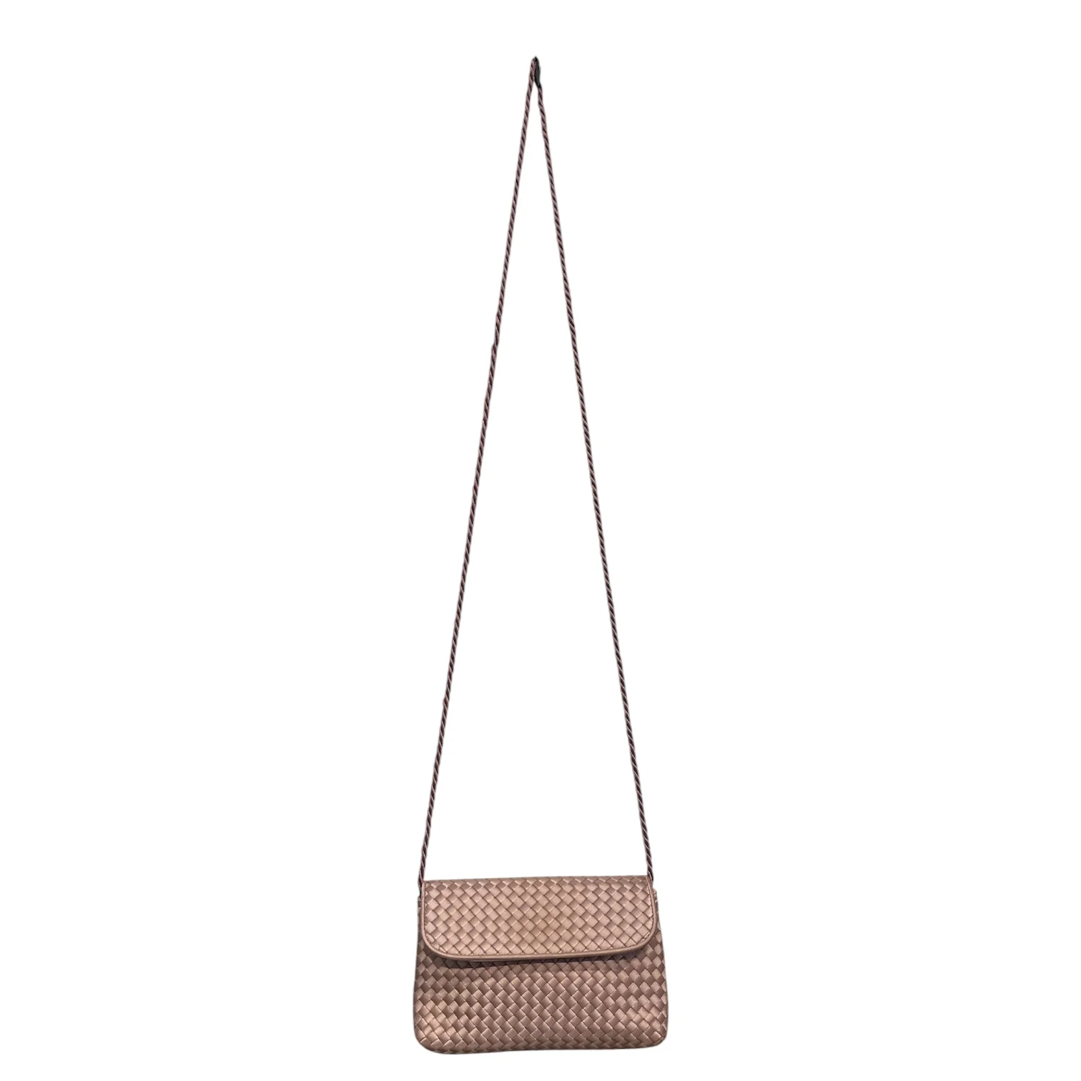 BOTTEGA VENETA/Hand Bag/PNK/BOTTEGA INTRECCIATO SATIN BAG