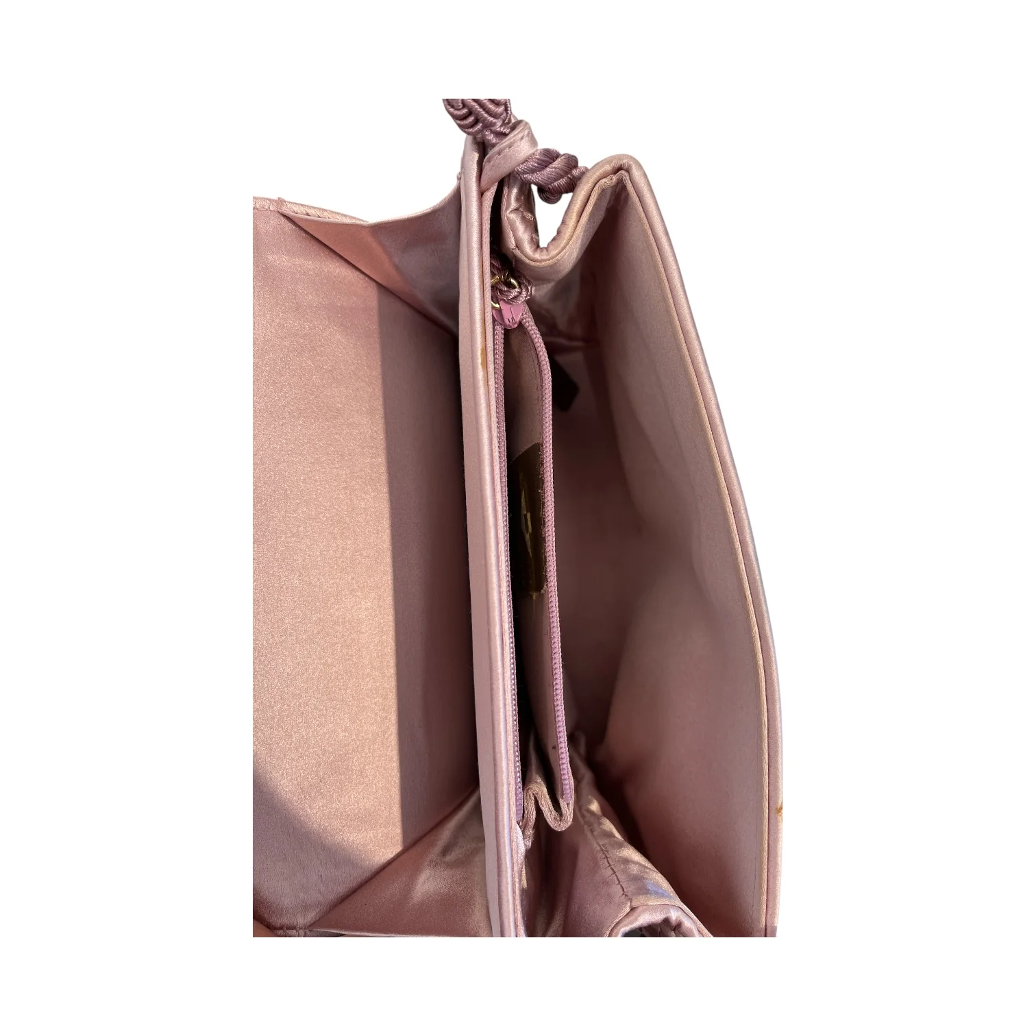 BOTTEGA VENETA/Hand Bag/PNK/BOTTEGA INTRECCIATO SATIN BAG