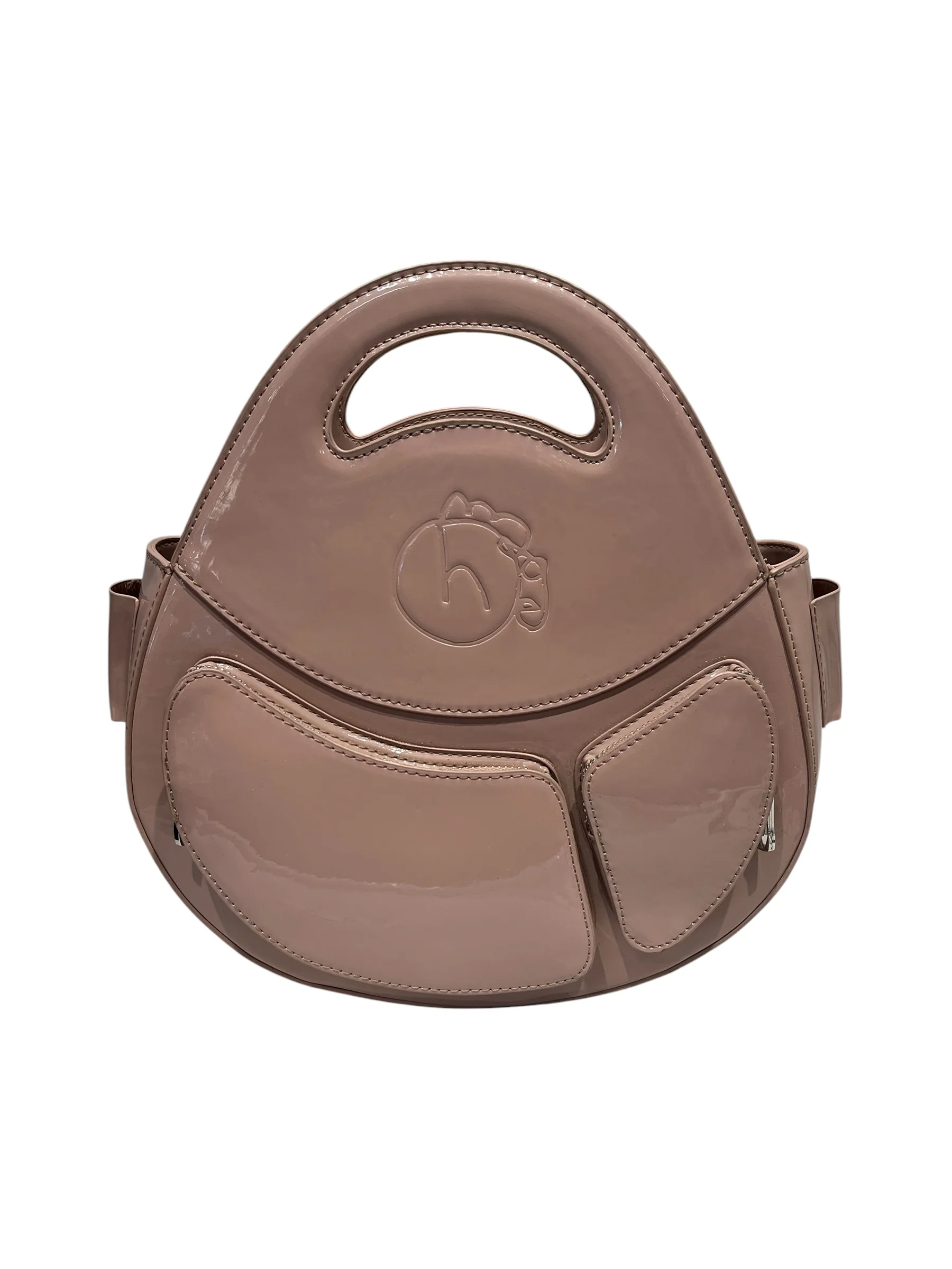 HOMAGE/Hand Bag/Faux Leather/BEG/