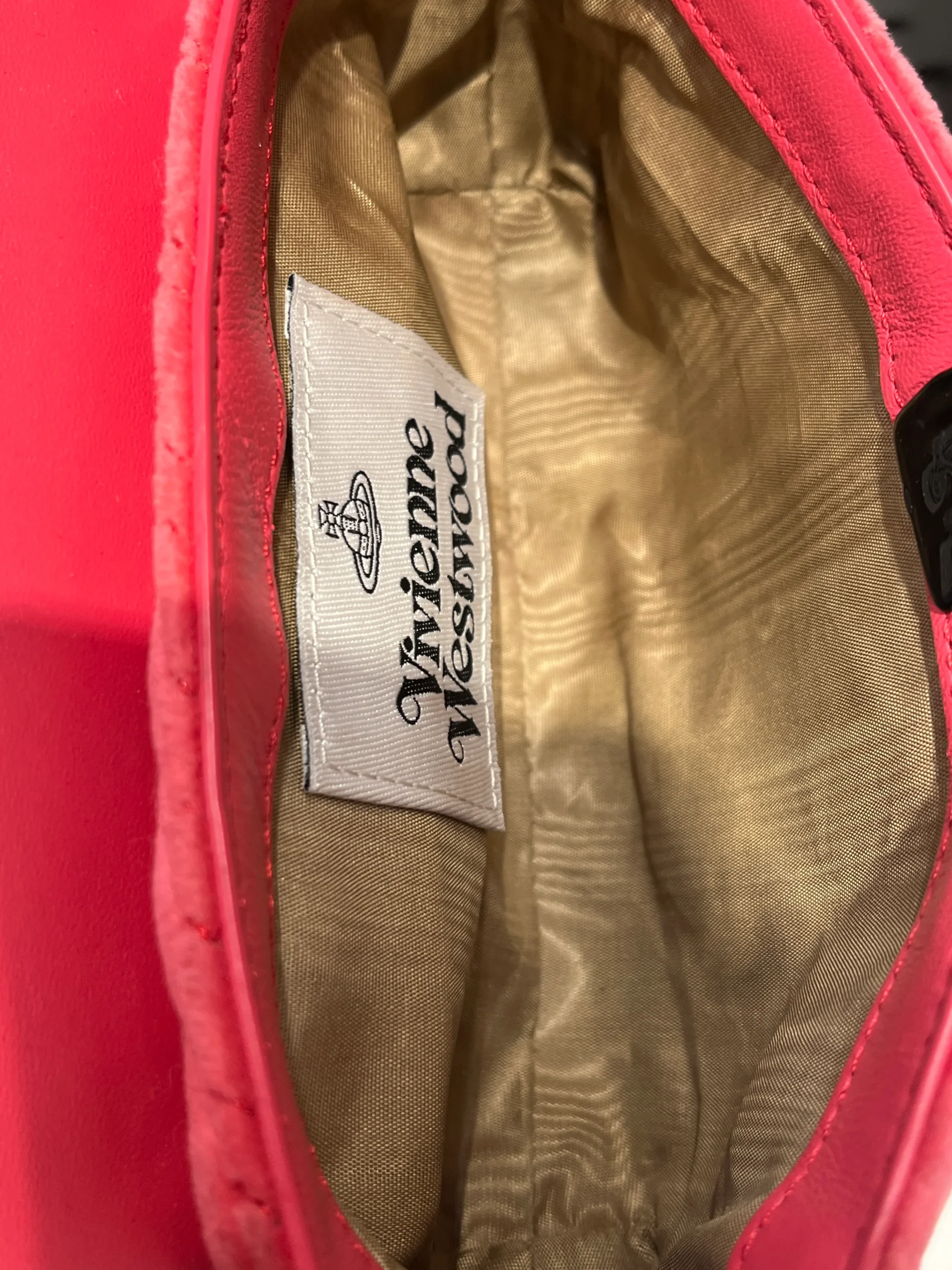 Vivienne Westwood/Cross Body Bag/Cotton/PNK/