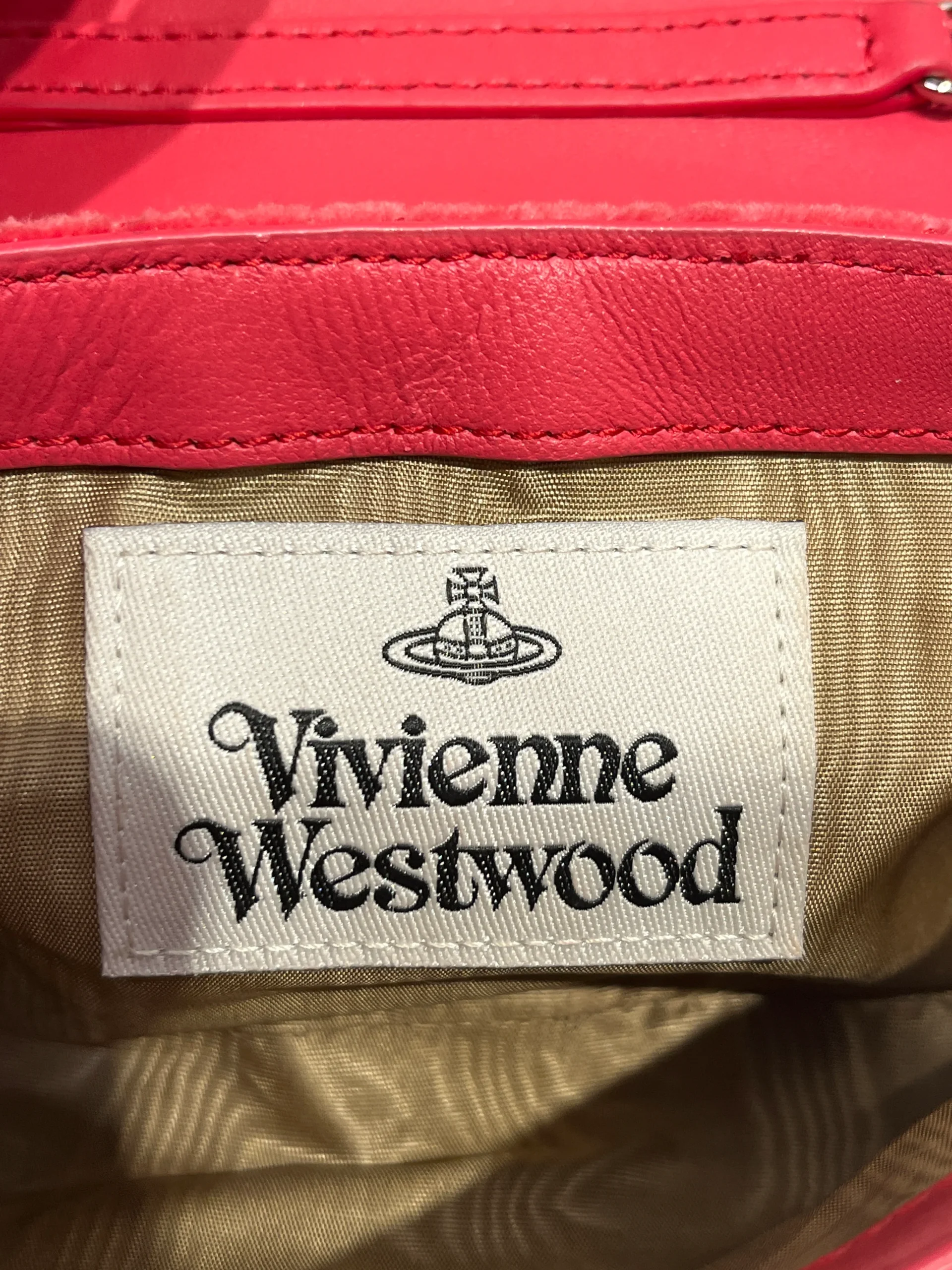 Vivienne Westwood/Cross Body Bag/Cotton/PNK/