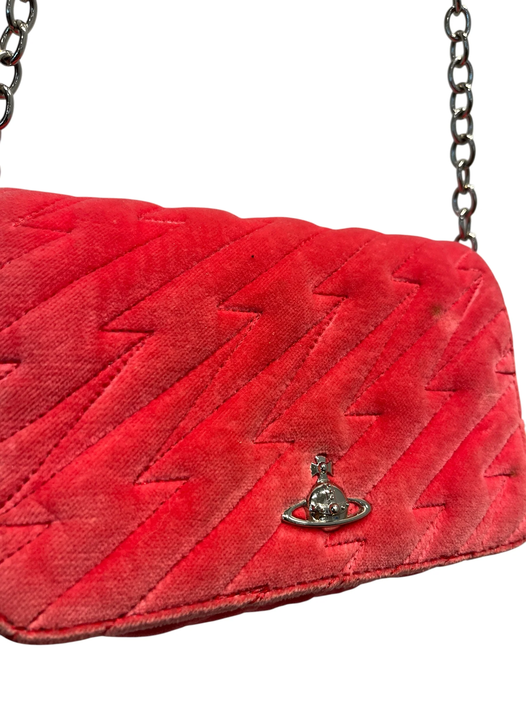 Vivienne Westwood/Cross Body Bag/Cotton/PNK/