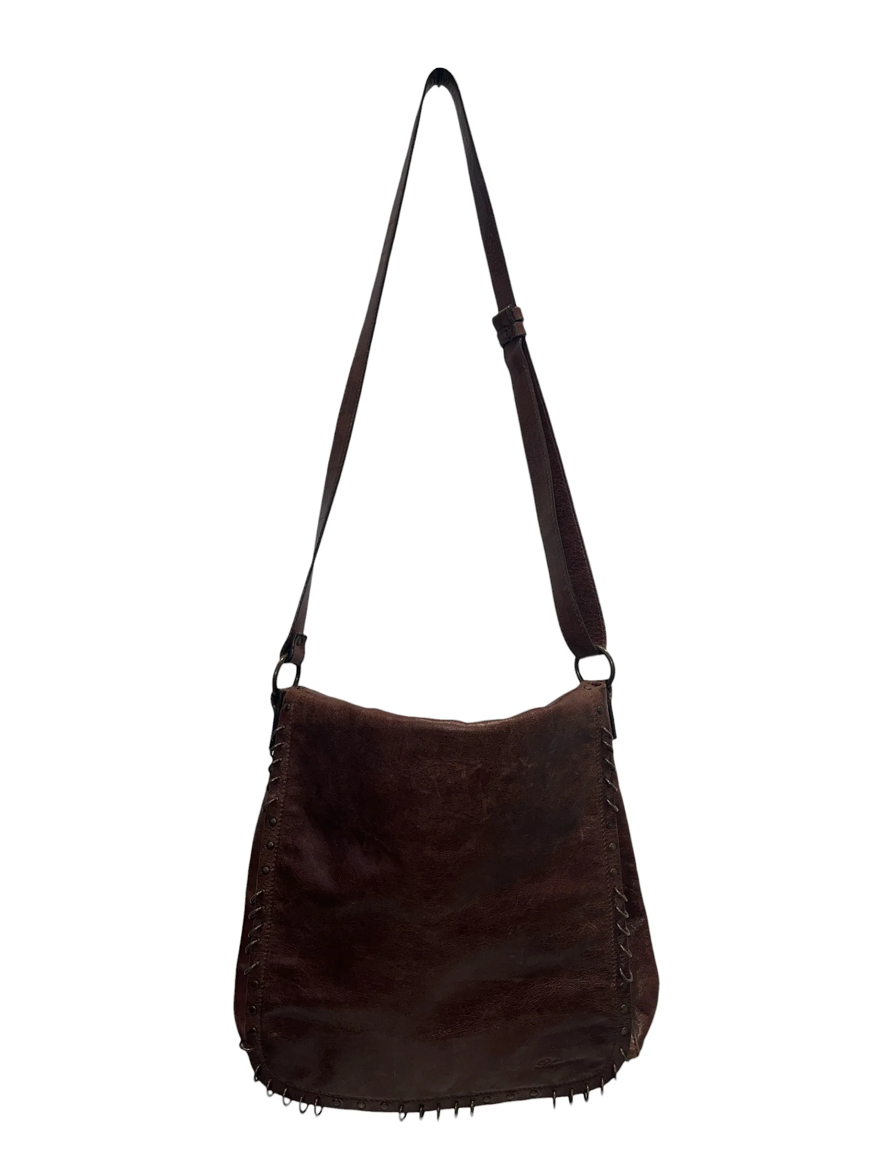 BLUMARINE/Cross Body Bag/Leather/BRW/