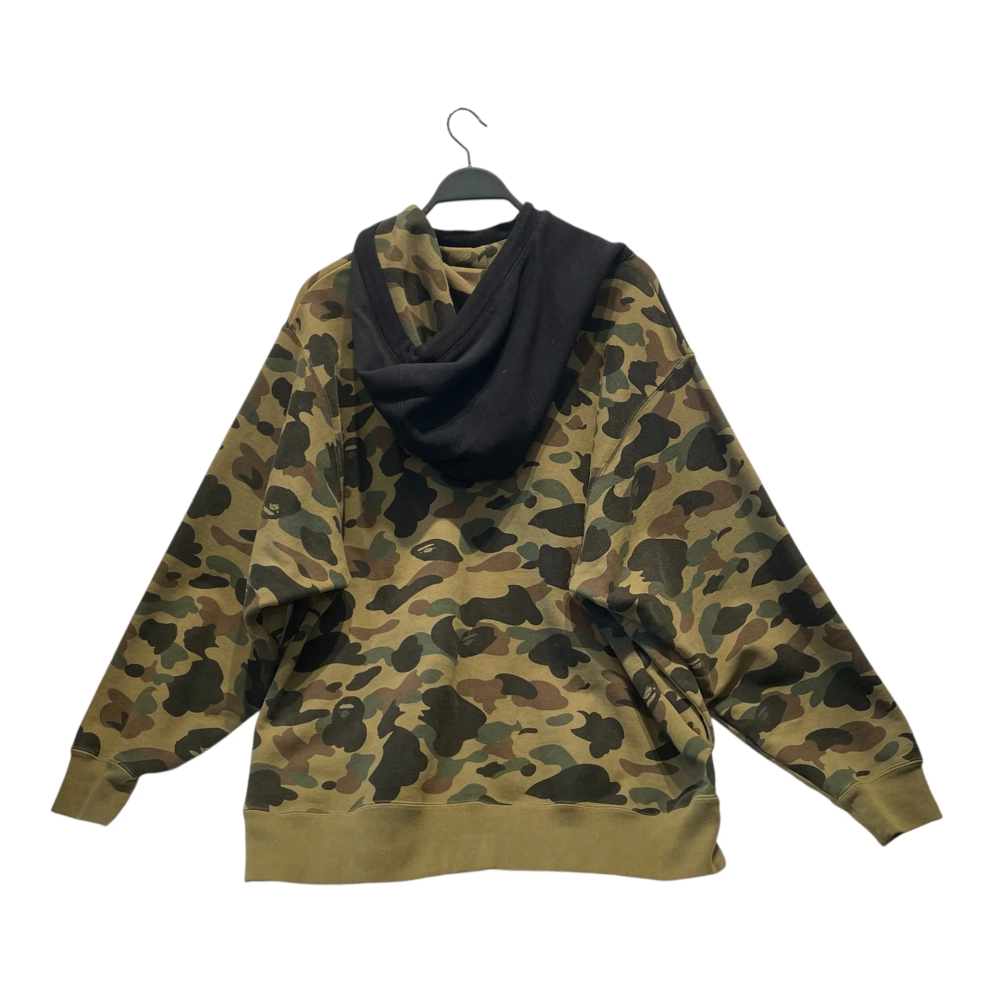 w)taps/A BATHING APE/Hoodie/M/All Over Print/Cotton/GRN/