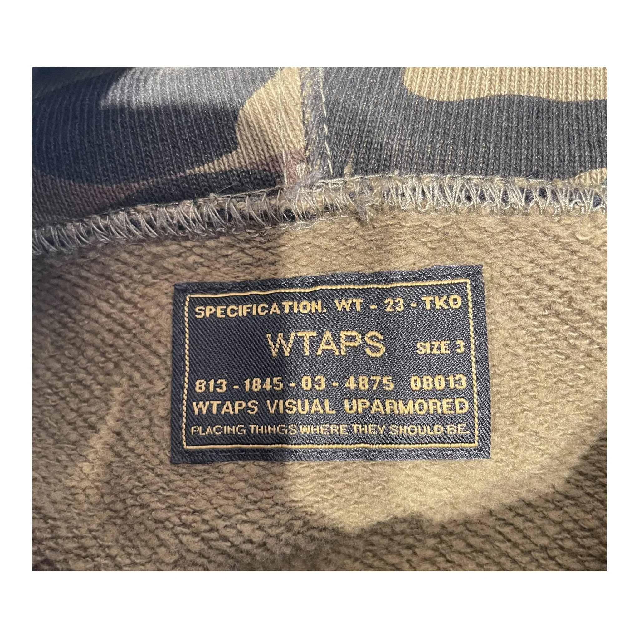 w)taps/A BATHING APE/Hoodie/M/All Over Print/Cotton/GRN/