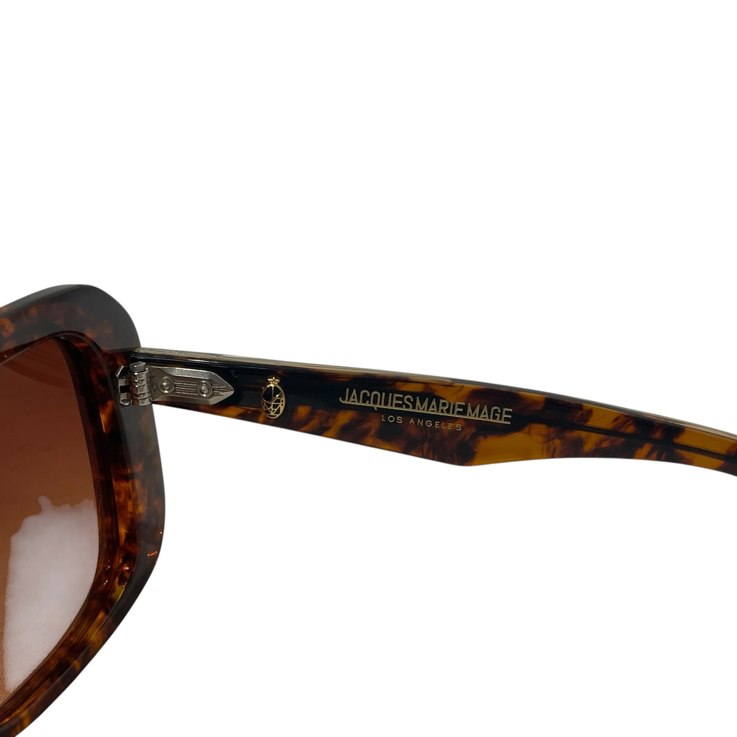 JACQUES MARIE MAGE/Sunglasses/All Over Print/Tortoiseshell Pattern/BRW/"PAT" SQUARE + BOX
