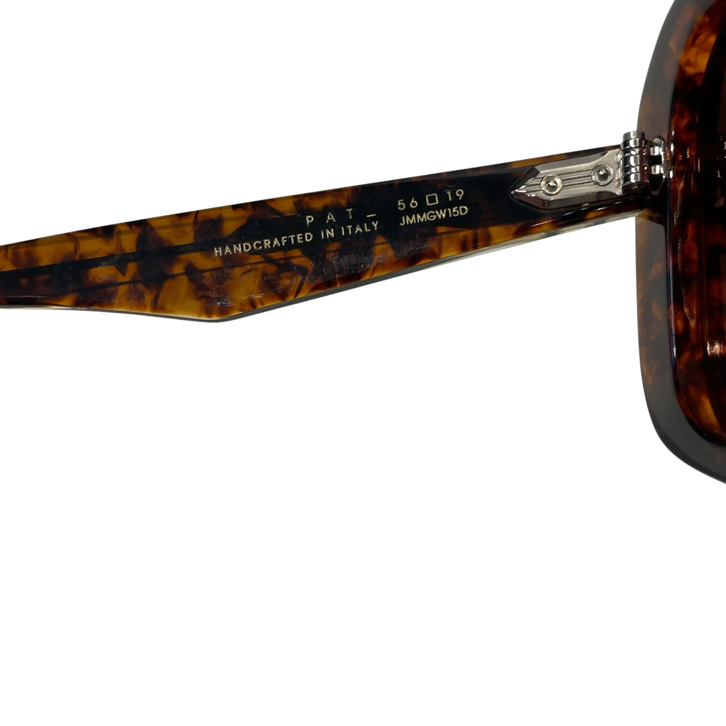 JACQUES MARIE MAGE/Sunglasses/All Over Print/Tortoiseshell Pattern/BRW/"PAT" SQUARE + BOX