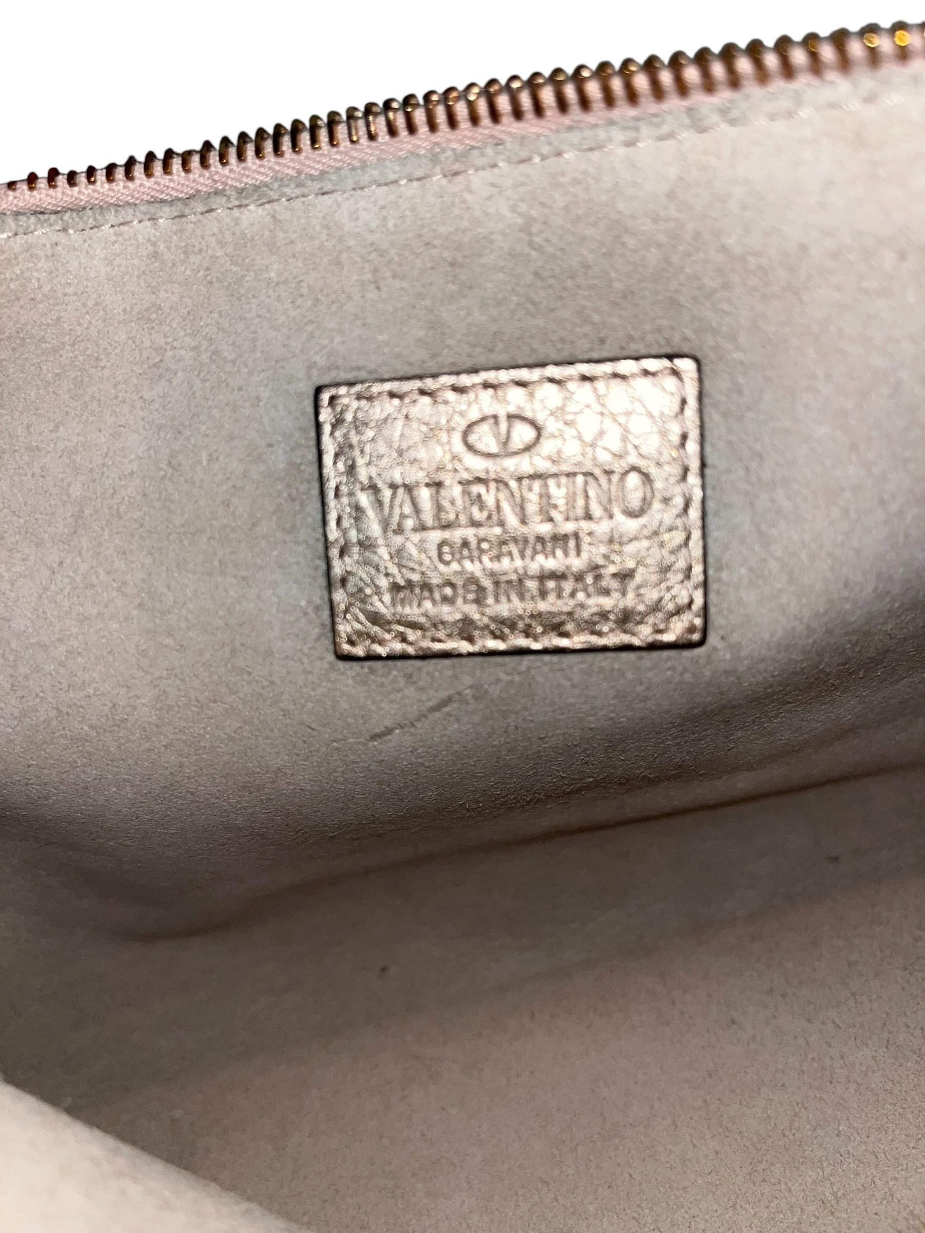 VALENTINO GARAVANI/Clutch Bag/Leather/PNK/TV-P269IZLO