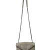 SAINT LAURENT/Cross Body Bag/Leather/WHT/GAB620333.1120