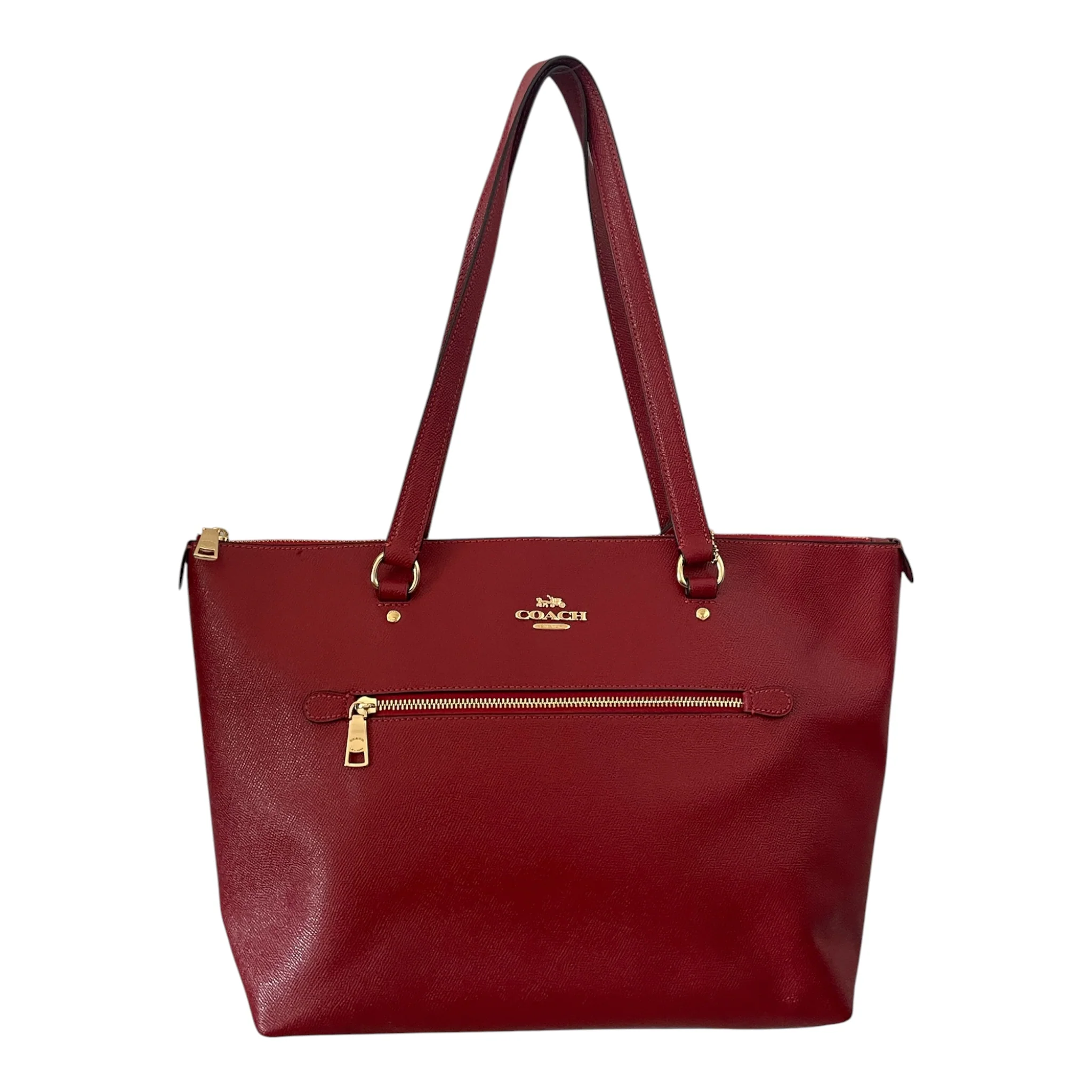 COACH/Tote Bag/Leather/RED/Avenue Tote