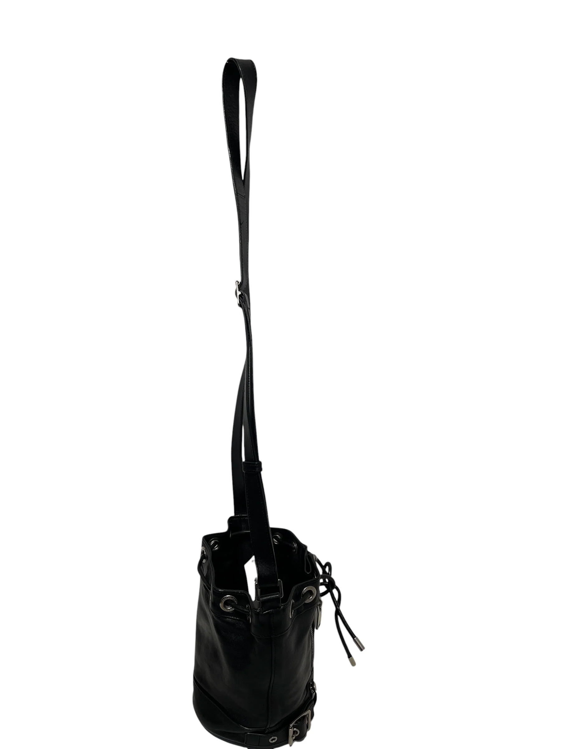SAINT LAURENT/Bag/Leather/BLK/Rider Bucket Bag