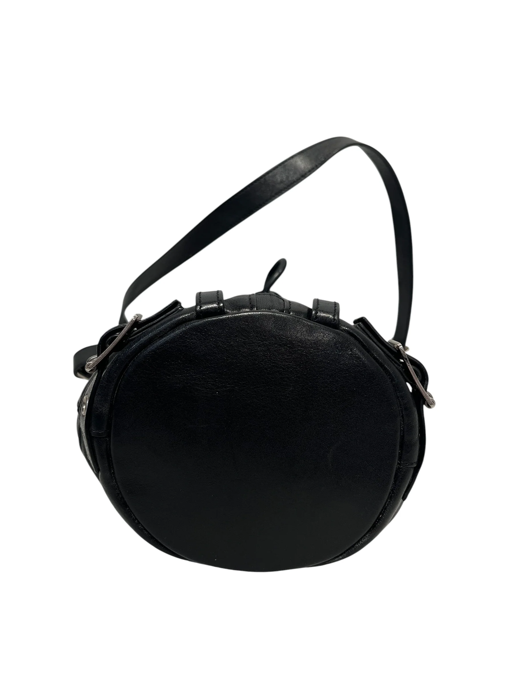 SAINT LAURENT/Bag/Leather/BLK/Rider Bucket Bag