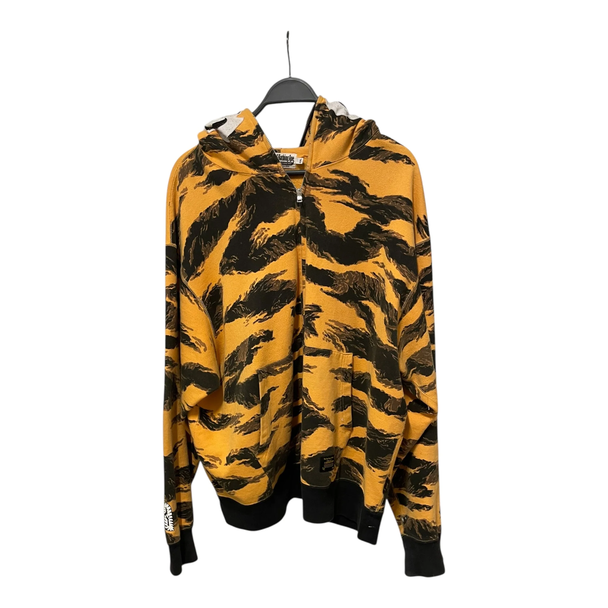 A BATHING APE/Zip Up Hoodie/XXL/Animal Pattern/Cotton/ORN/001ZPI701001F
