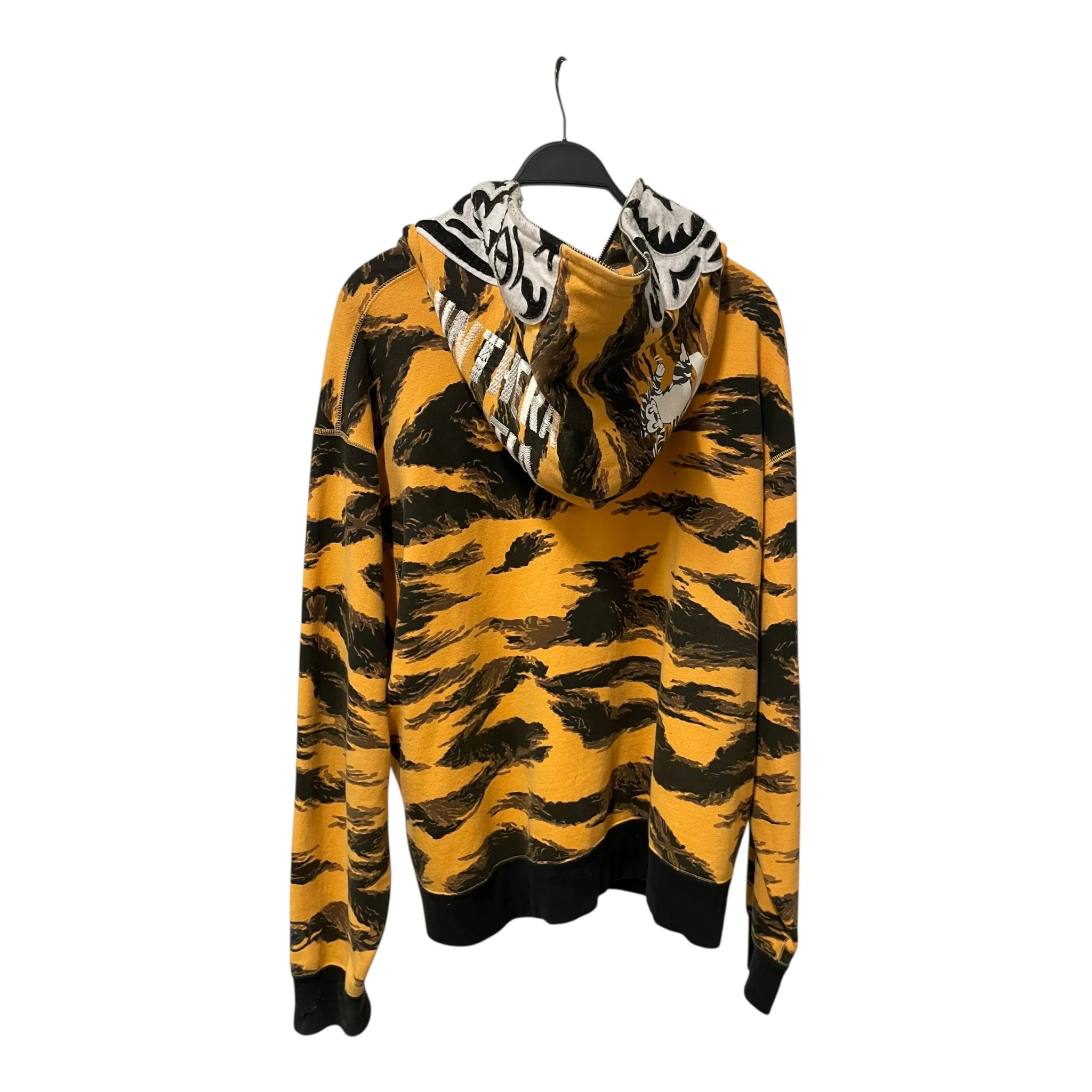 A BATHING APE/Zip Up Hoodie/XXL/Animal Pattern/Cotton/ORN/001ZPI701001F