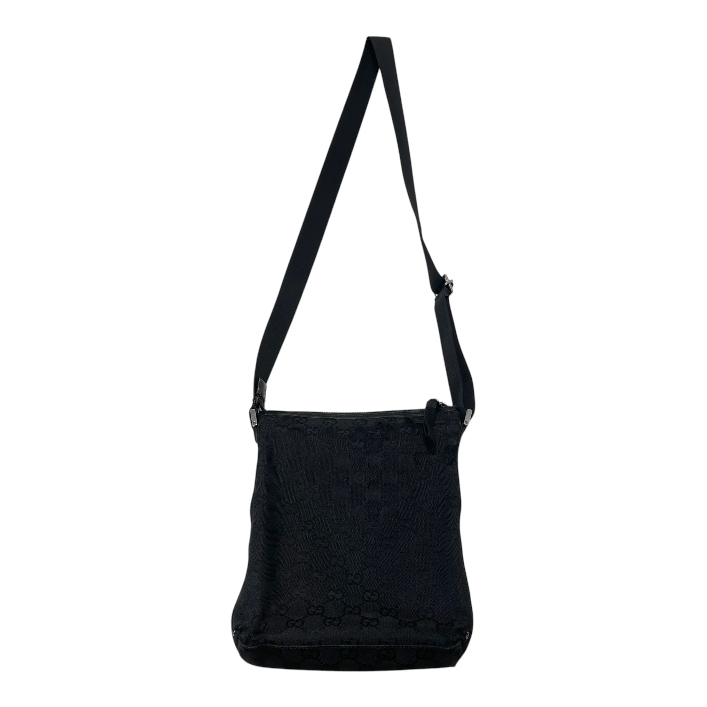 GUCCI/Cross Body Bag/Cotton/BLK/GG Monogram Jackie Bag