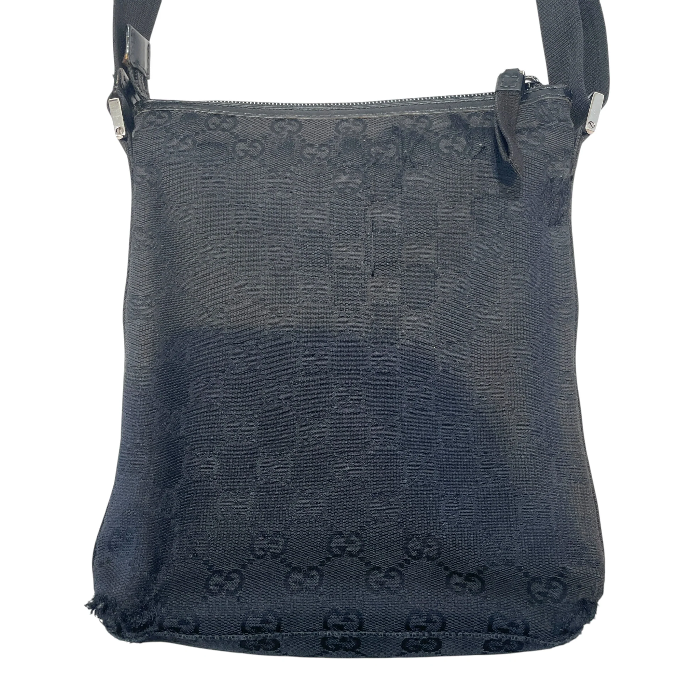 GUCCI/Cross Body Bag/Cotton/BLK/GG Monogram Jackie Bag