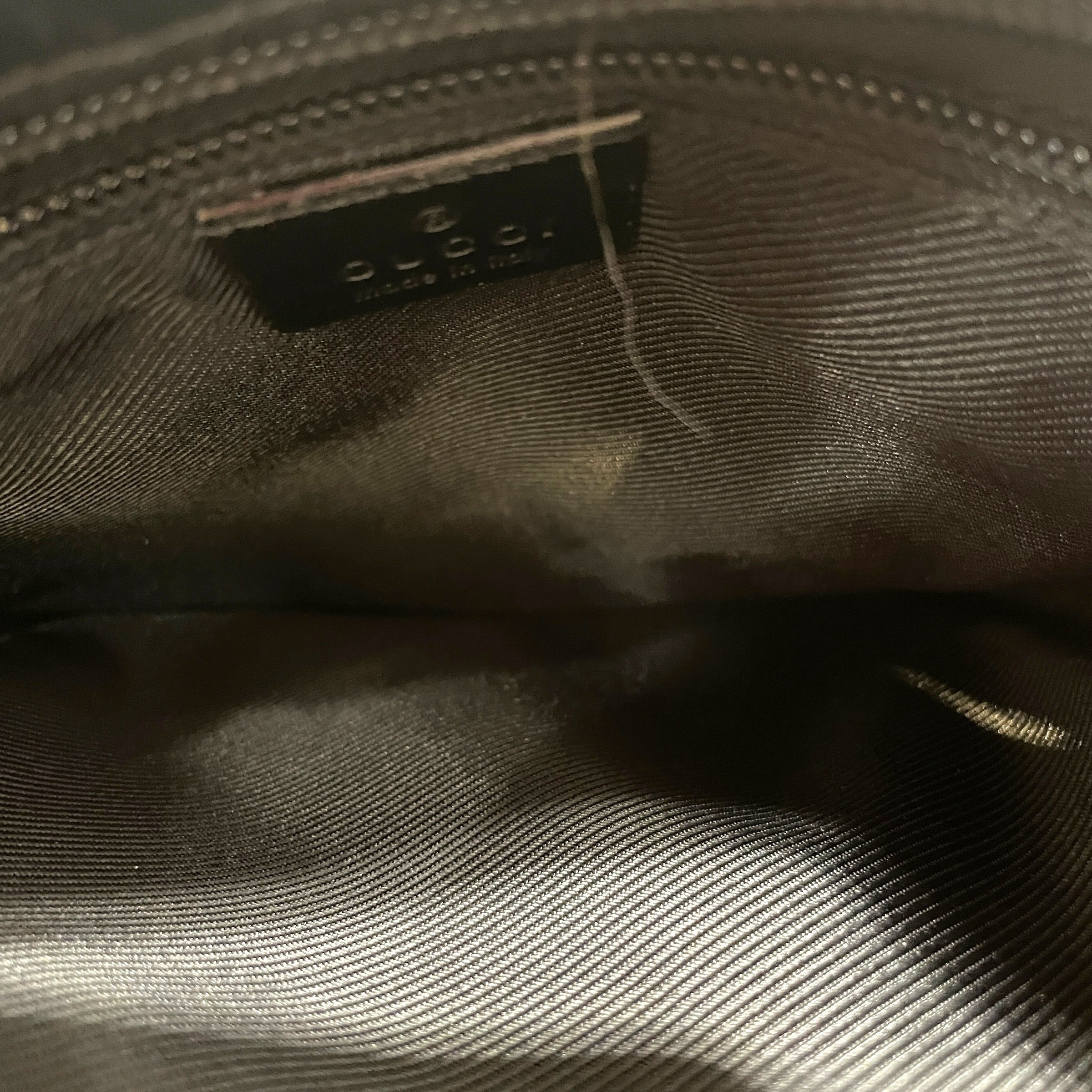 GUCCI/Cross Body Bag/Cotton/BLK/GG Monogram Jackie Bag