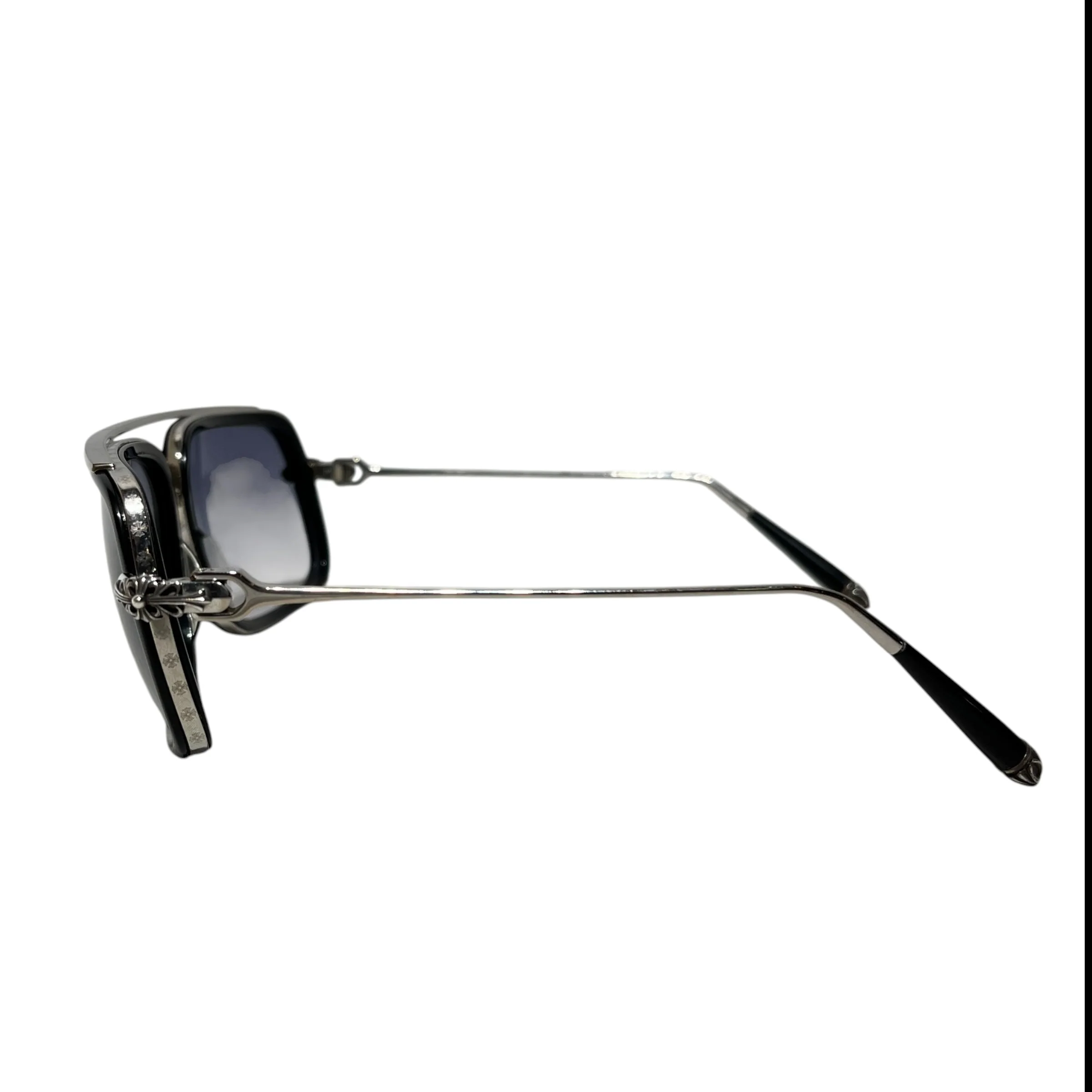 CHROME HEARTS/Sunglasses/Metal/BLK/P. DONNER