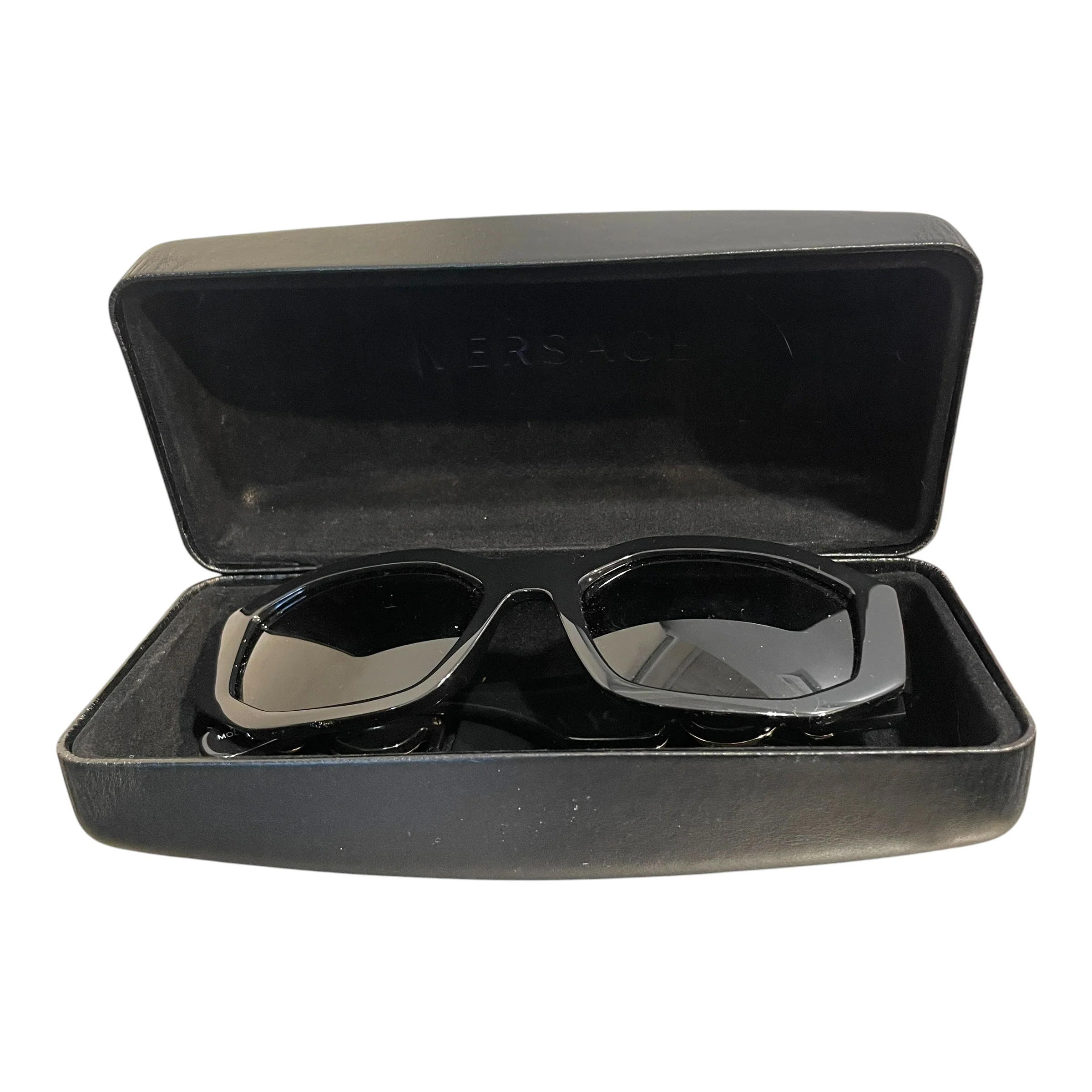 VERSACE/Sunglasses/Plastic/BLK/VE4361 Biggie Medusa Sunglass