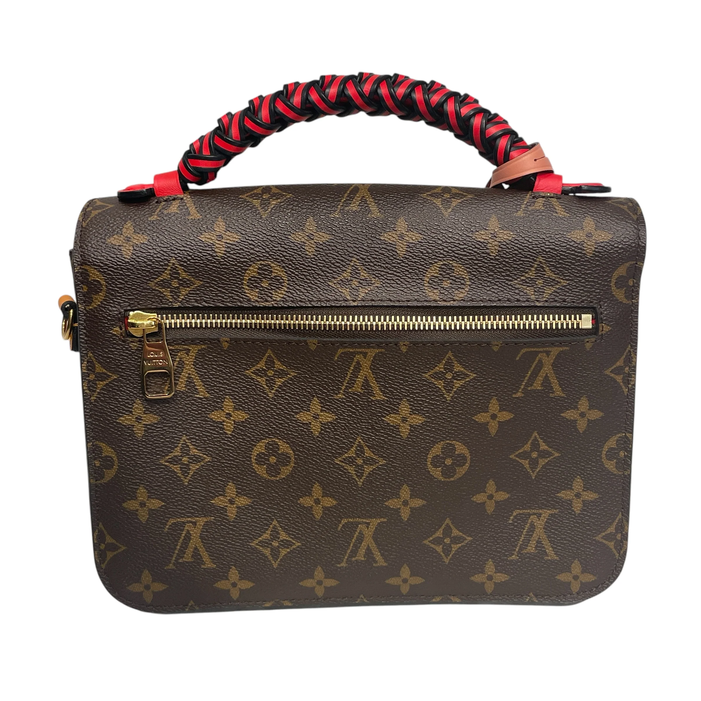 LOUIS VUITTON/Tote Bag/Monogram/Leather/BRW/CUSTOM HANDLE TOTE