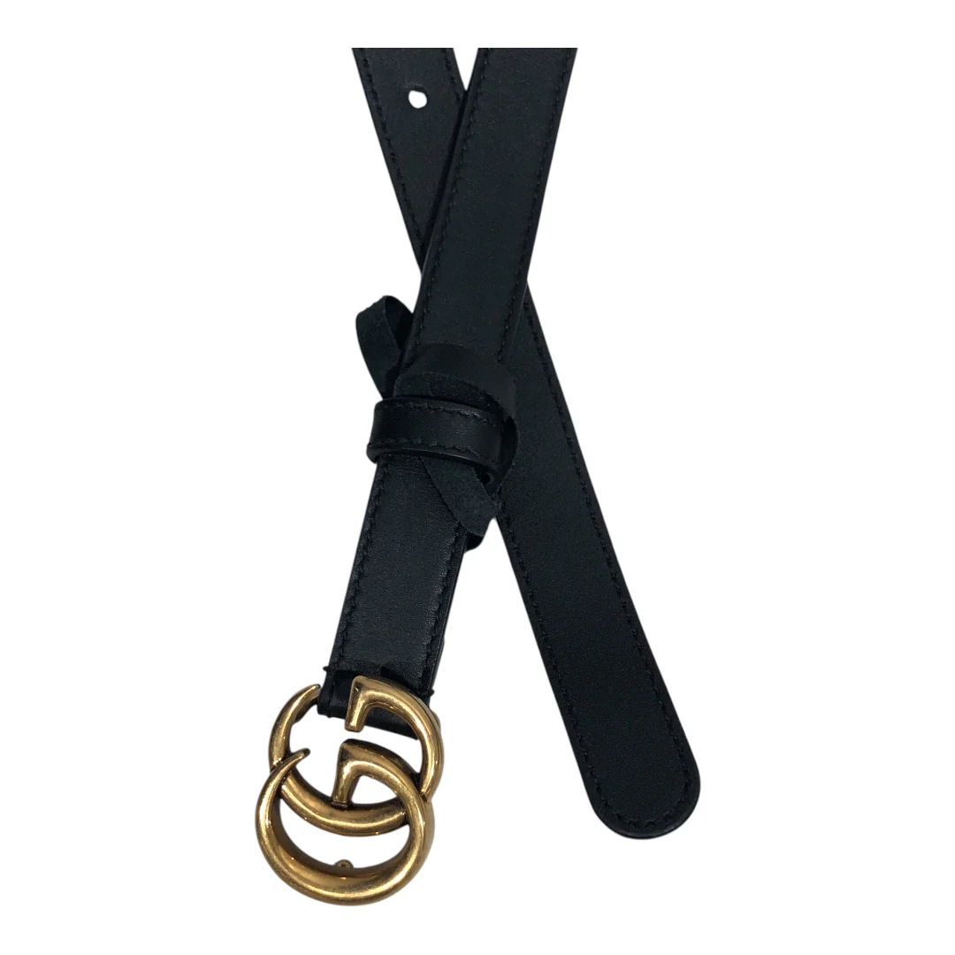 GUCCI/Belt/Leather/BLK/