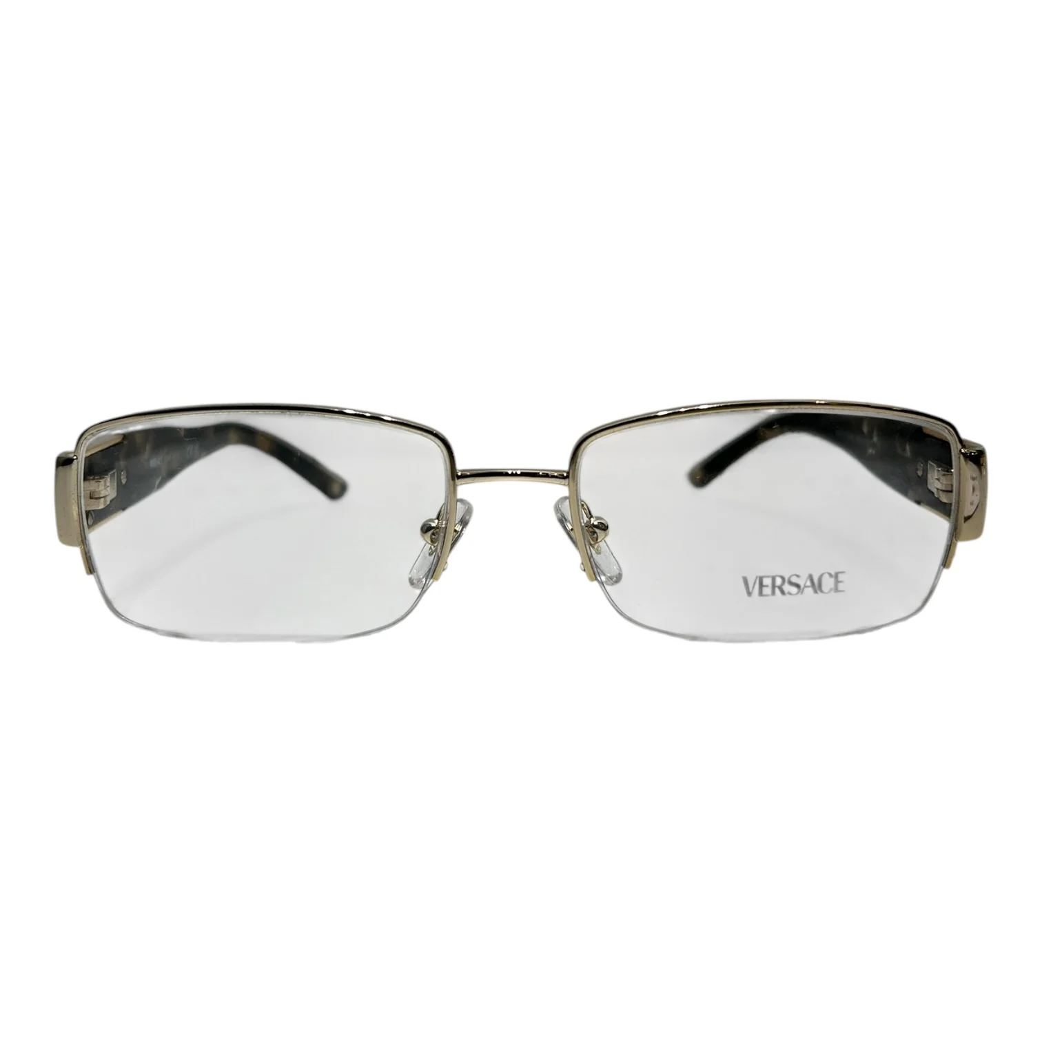 VERSACE/Glasses/Plastic/BRW/tortoiseshell clear lens