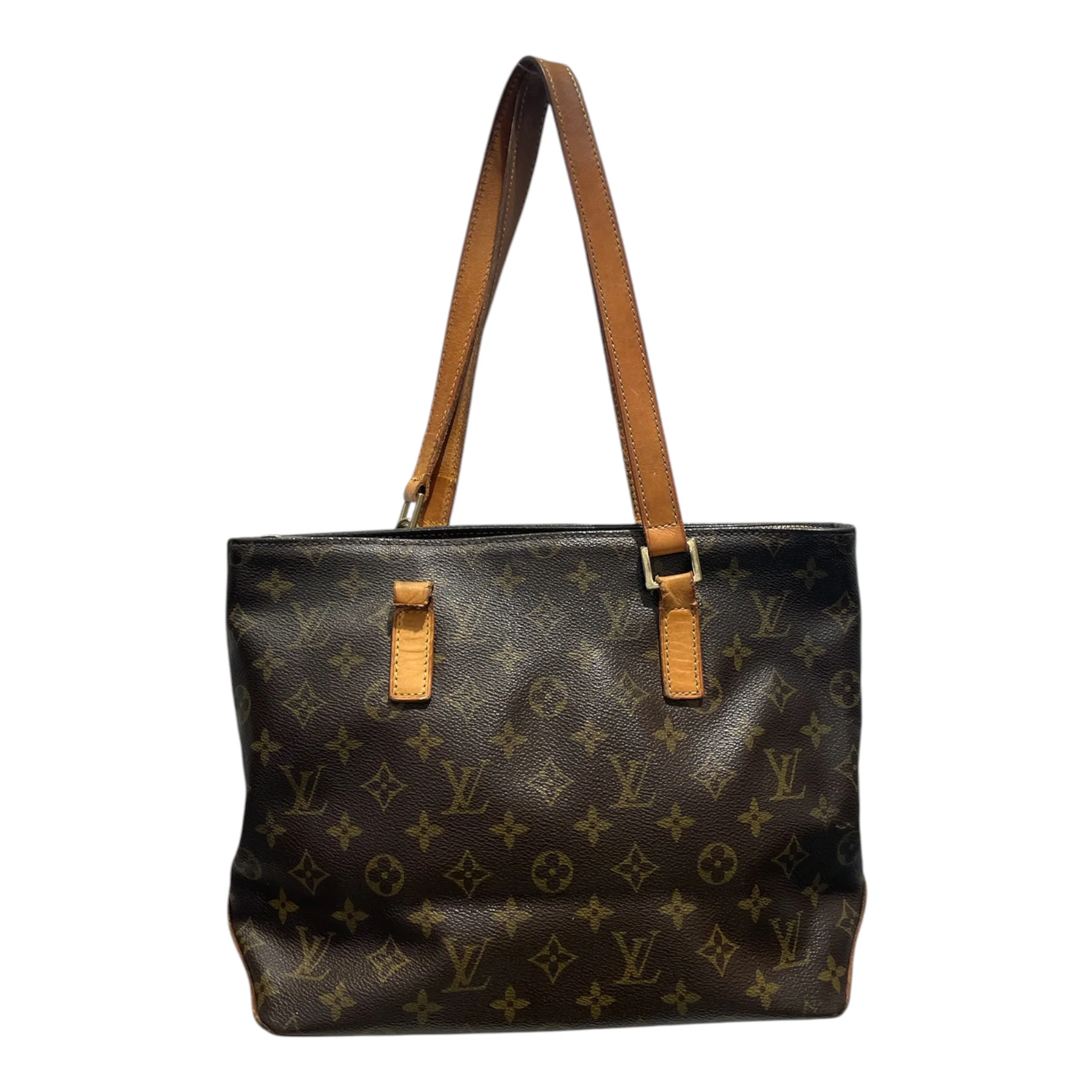 LOUIS VUITTON/Tote Bag/Monogram/Leather/BRW/Monogram Shoulder Bag
