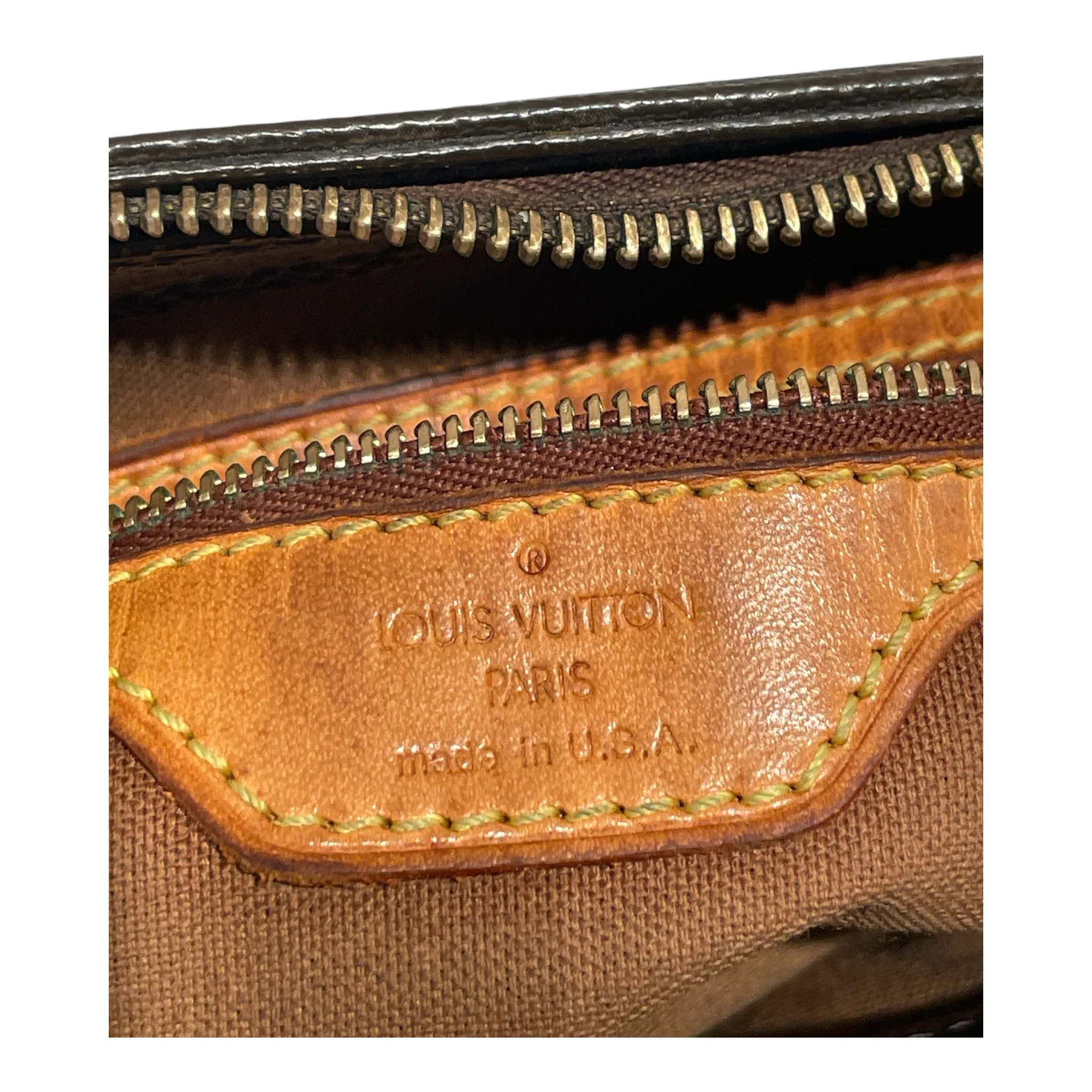 LOUIS VUITTON/Tote Bag/Monogram/Leather/BRW/Monogram Shoulder Bag