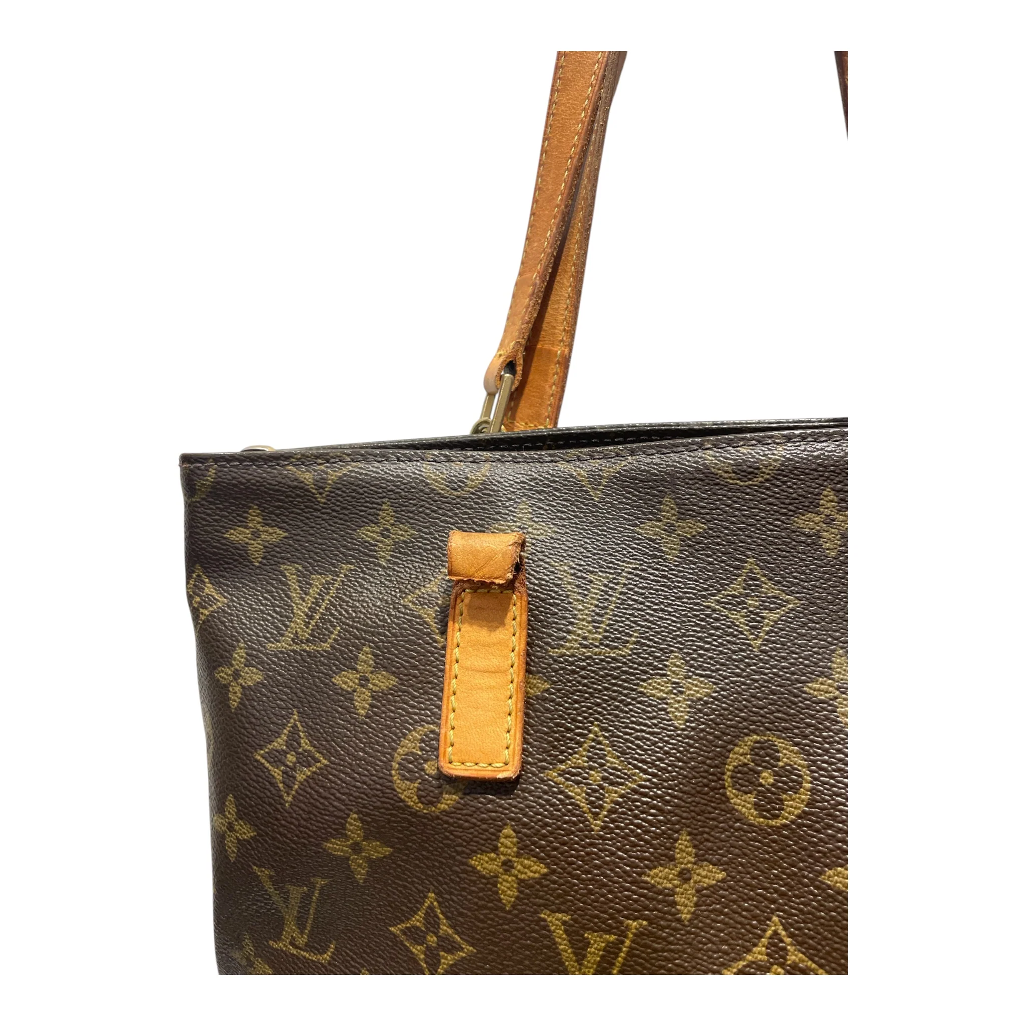 LOUIS VUITTON/Tote Bag/Monogram/Leather/BRW/Monogram Shoulder Bag