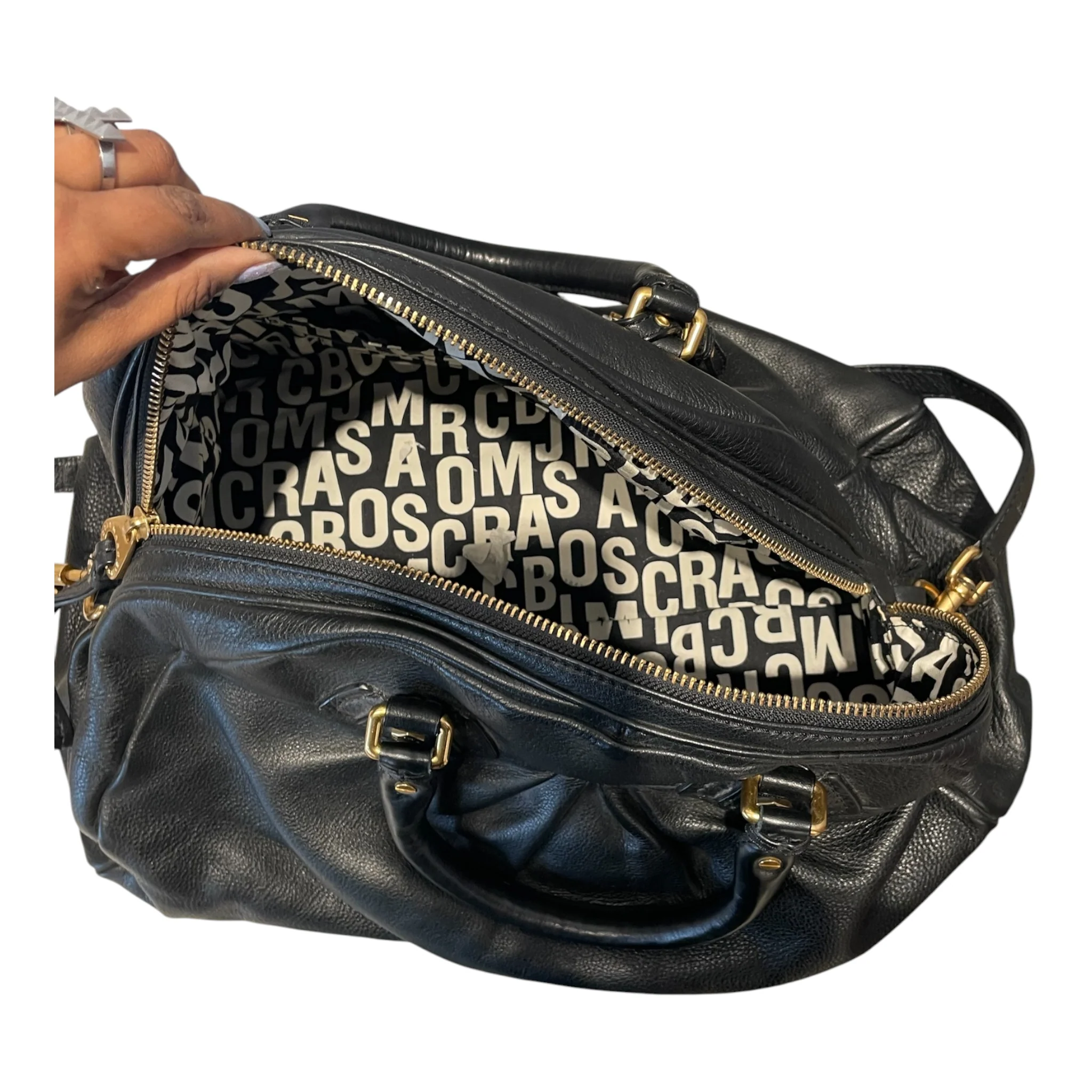 MARC BY MARC JACOBS/Tote Bag/Leather/BLK/Baby Aidan