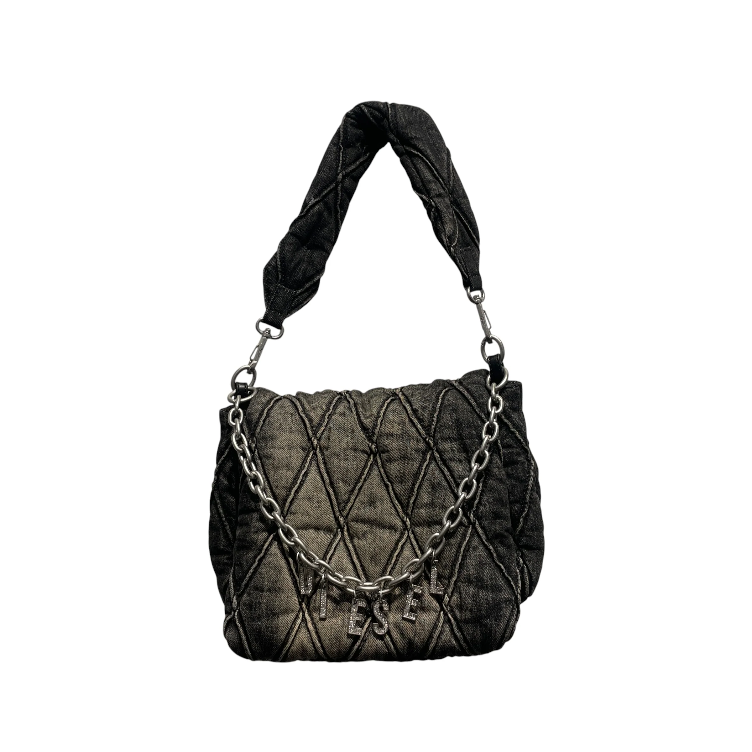 DIESEL/Hand Bag/Cotton/GRY/charm-d