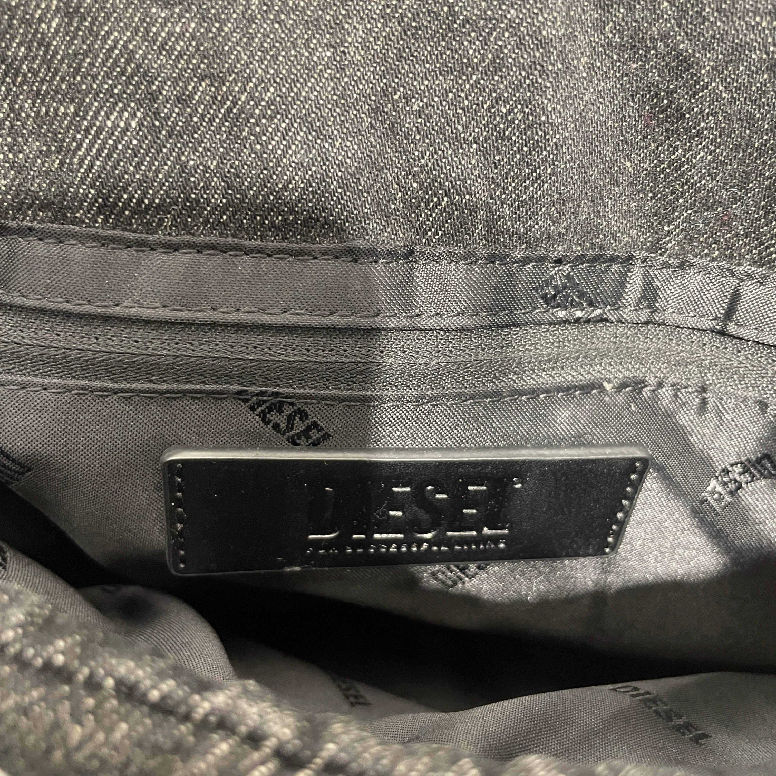 DIESEL/Hand Bag/Cotton/GRY/charm-d