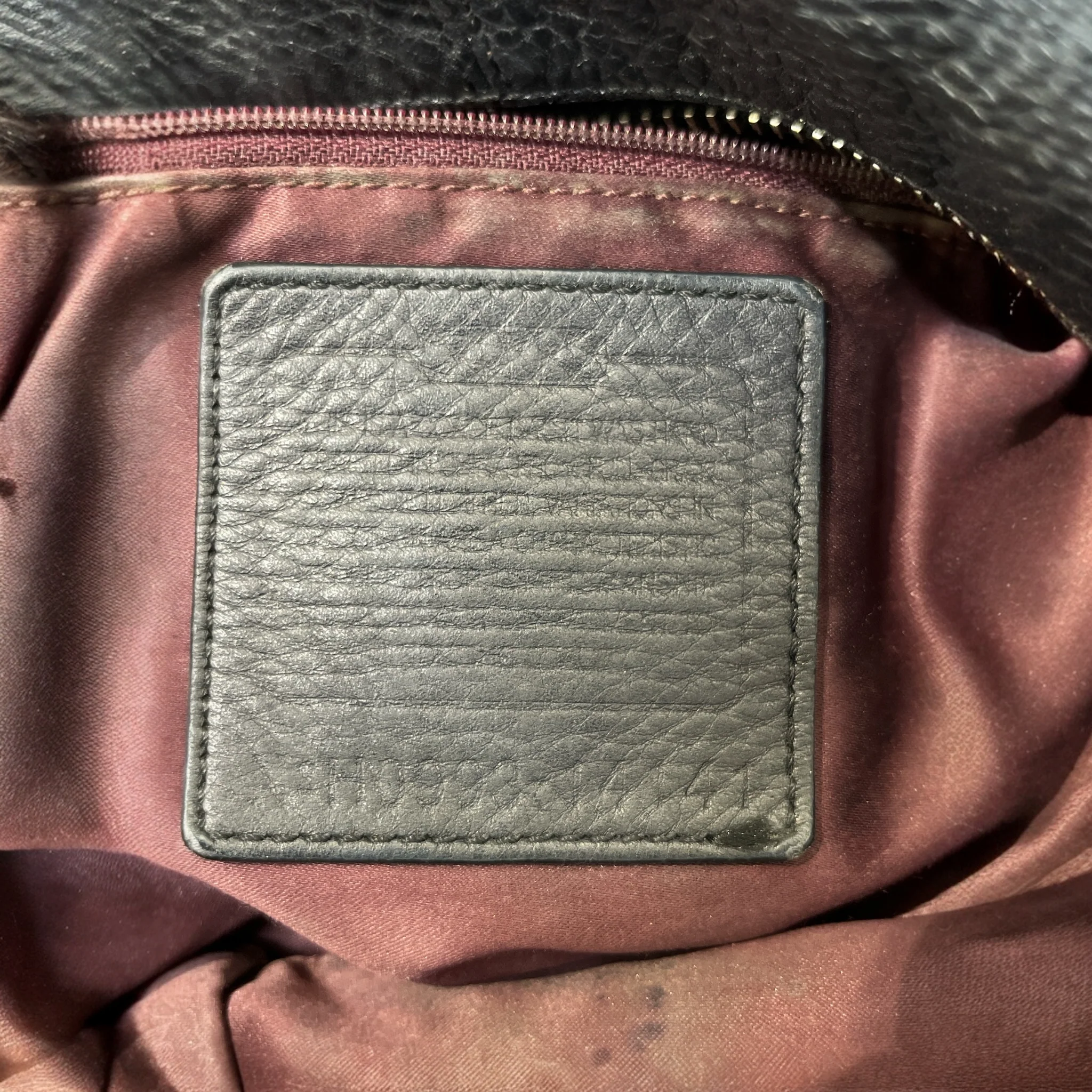 COACH/Tote Bag/Leather/BLK/BROOKE HOBO SILVER HARDWARE