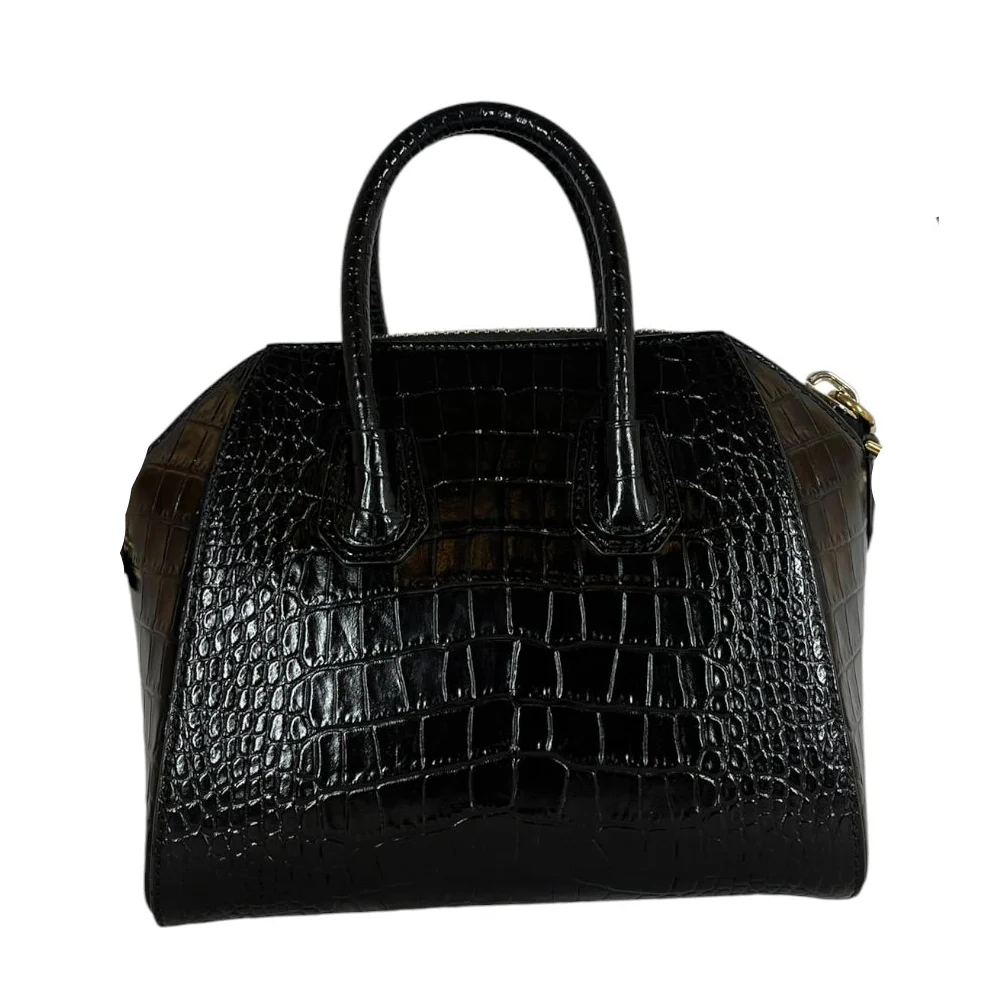GIVENCHY/Hand Bag/Animal Pattern/Leather/BLK/ANTIGONA