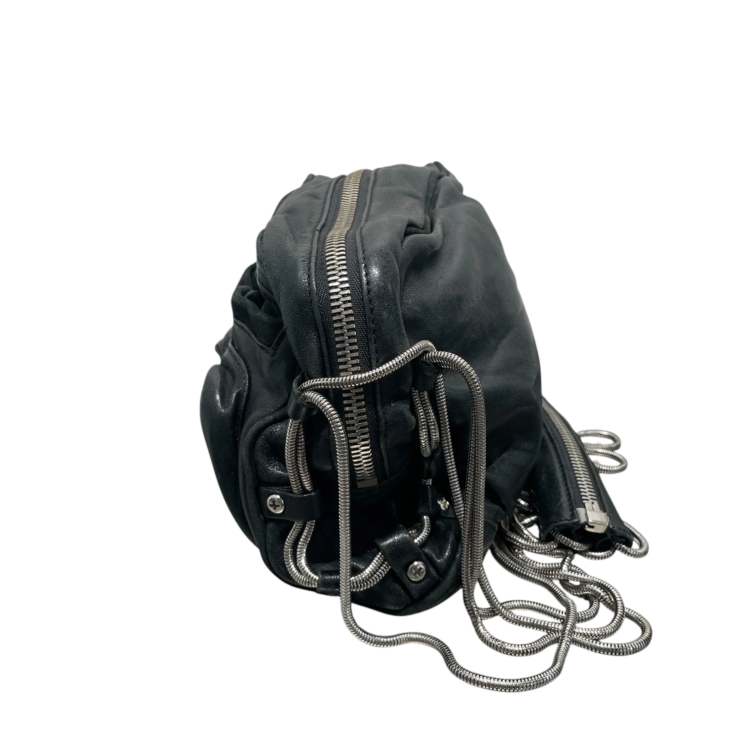 Alexander Wang/Cross Body Bag/Leather/BLK/BRENDA CHAIN