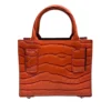 BRANDON BLACKWOOD/Cross Body Bag/Animal Pattern/Leather/ORN/croc embossed KUEI