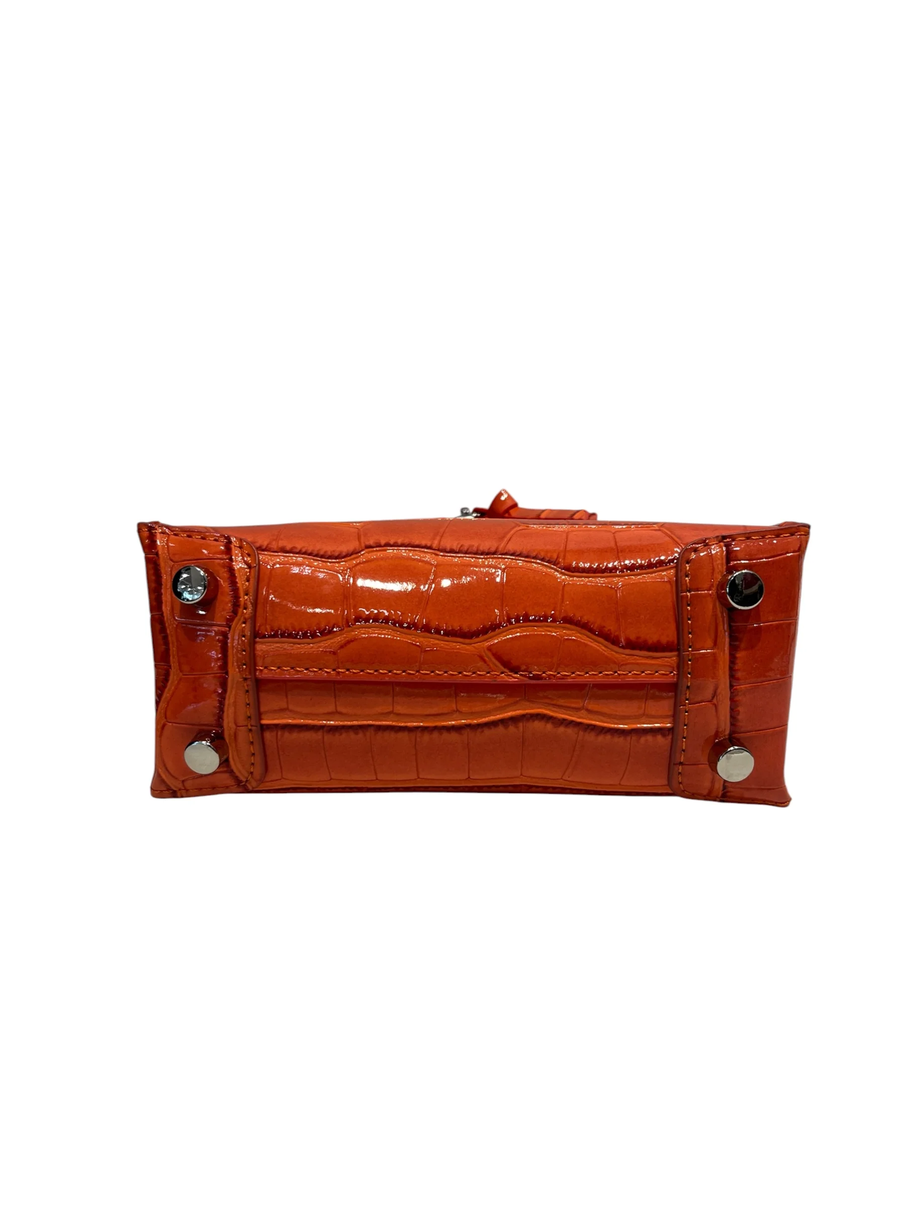 BRANDON BLACKWOOD/Cross Body Bag/Animal Pattern/Leather/ORN/croc embossed KUEI