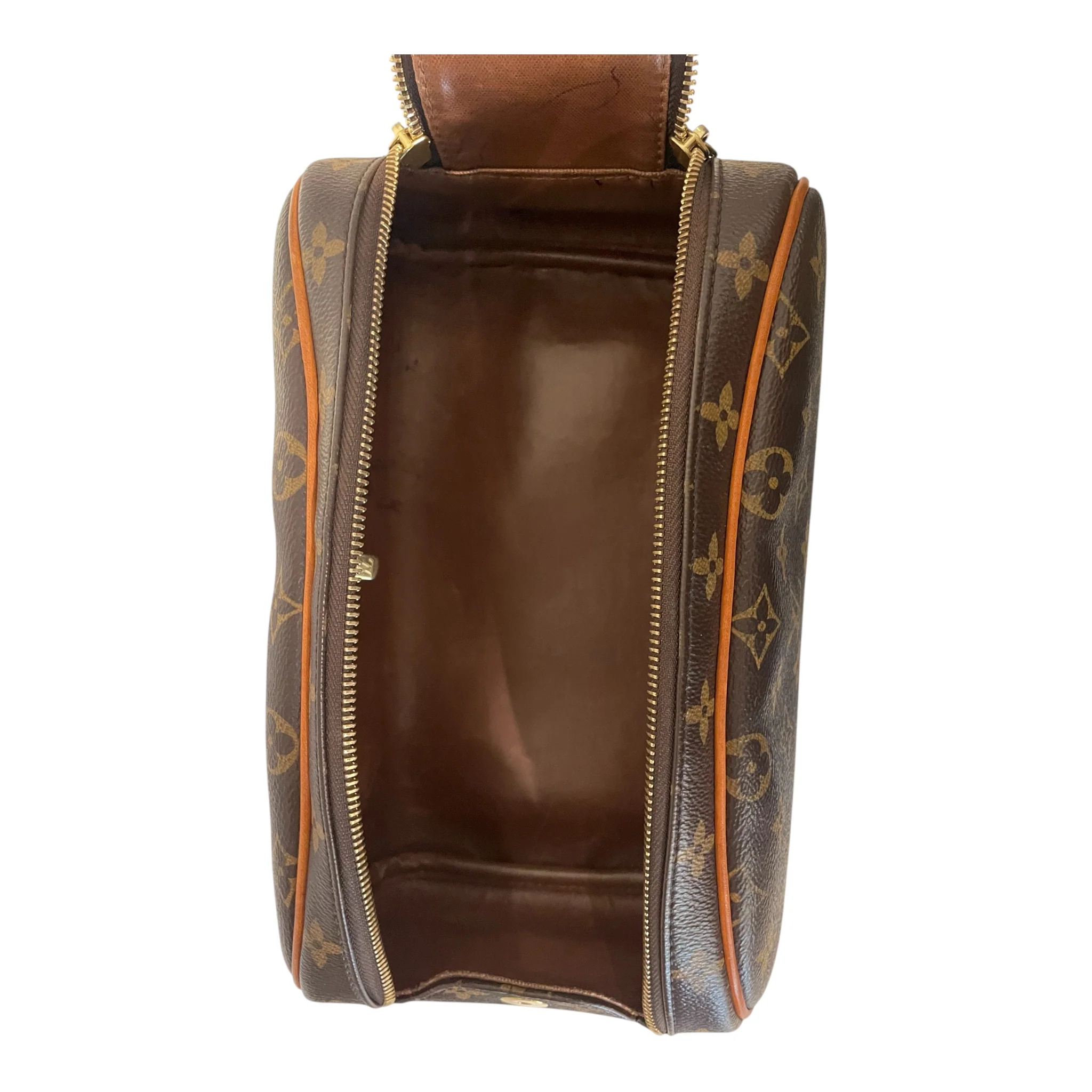 LOUIS VUITTON/Pouch/Monogram/Leather/BRW/t63qygb