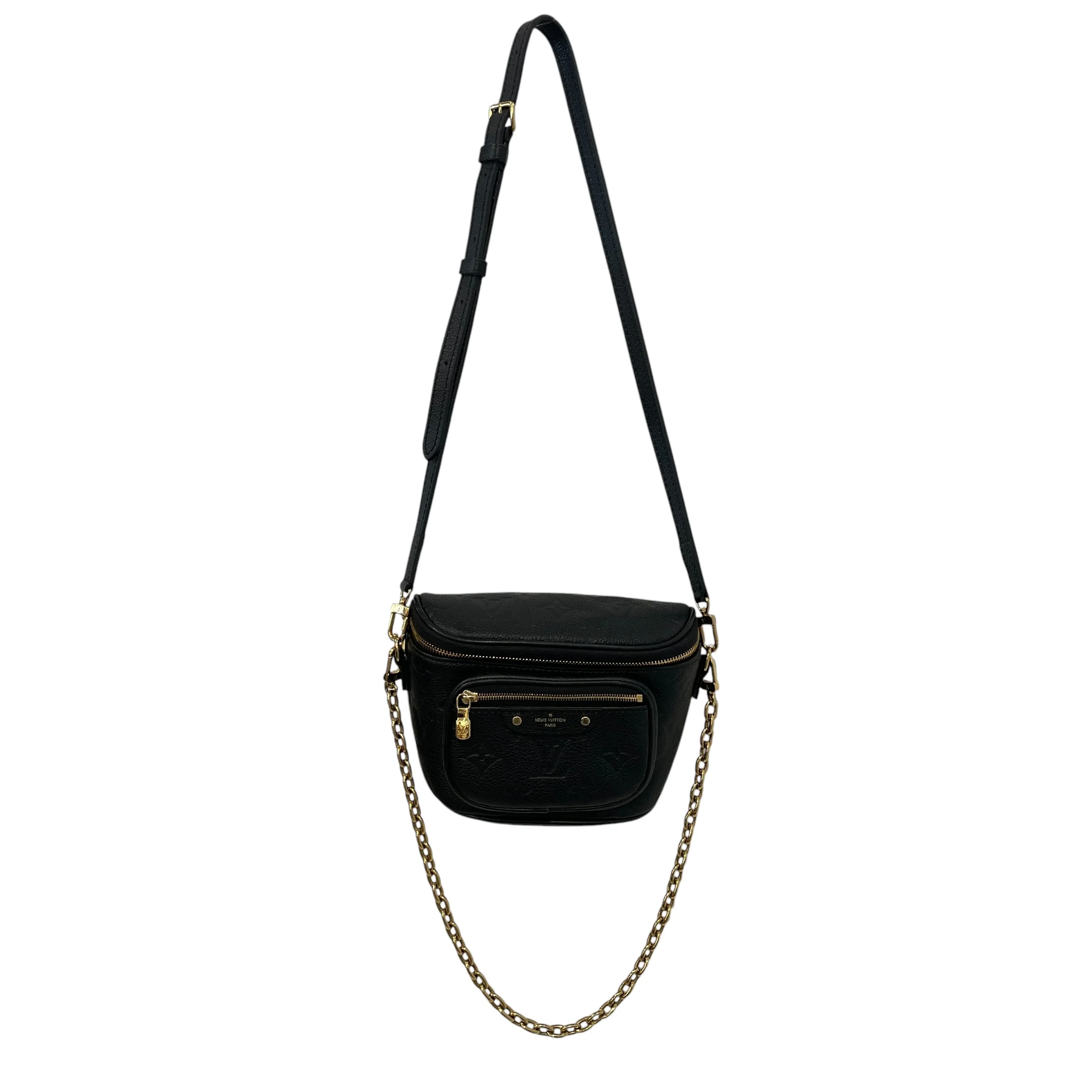 LOUIS VUITTON/Cross Body Bag/Monogram/Leather/BLK/t7b6wcg