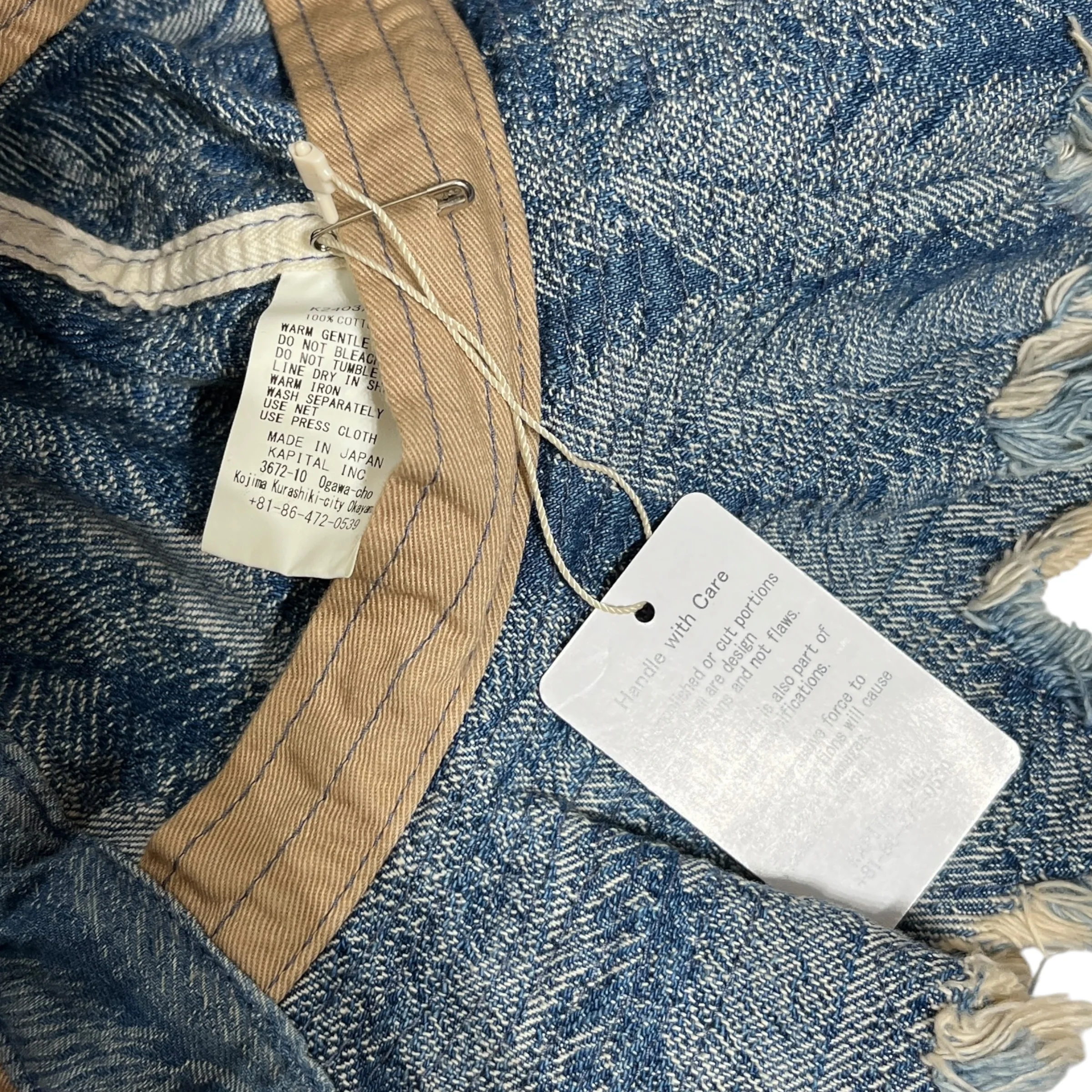 KAPITAL/Bucket Hat/Monogram/Denim/BLU/Magpie Tulip Radio Hat