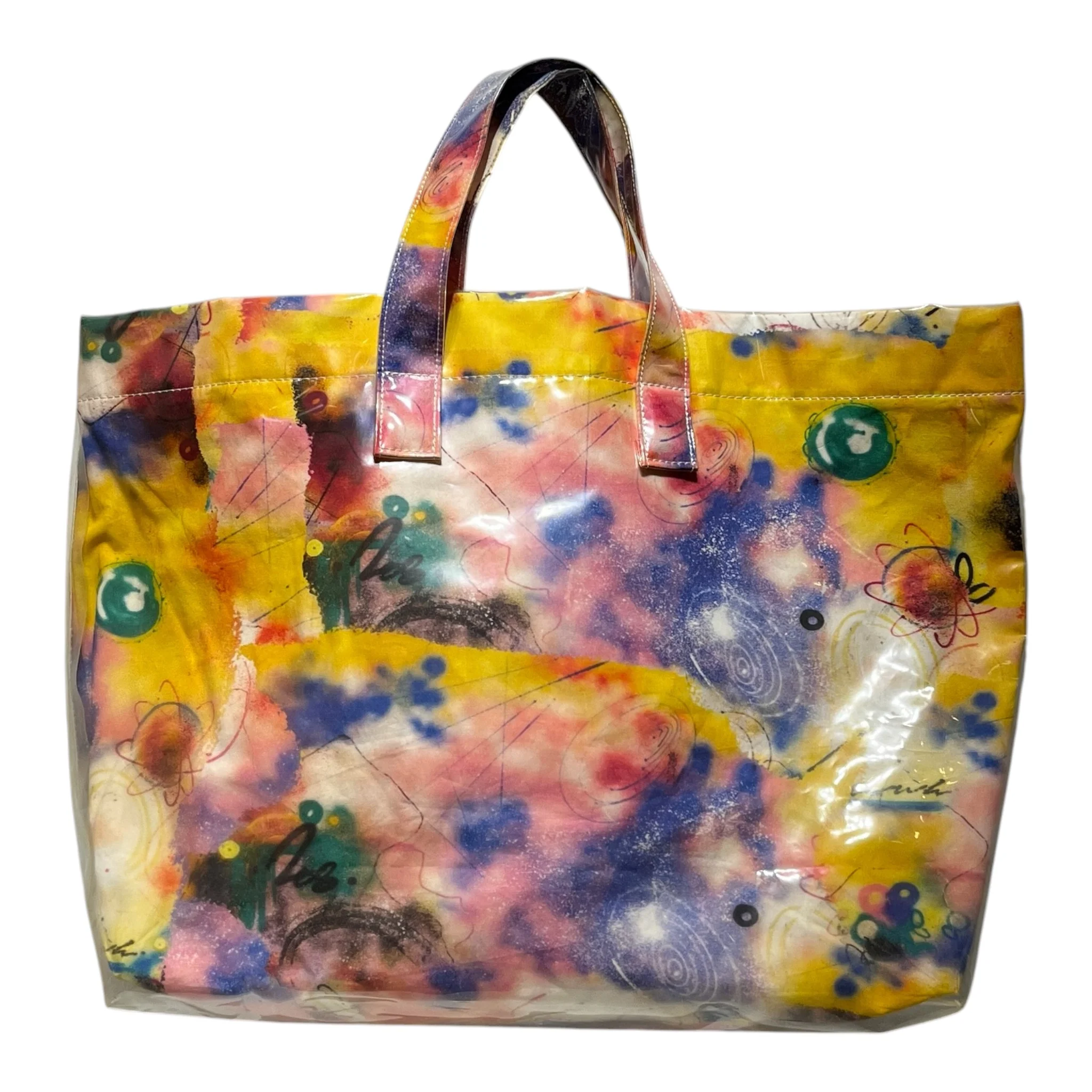 COMME des GARCONS SHIRT/FUTURA LABORATORIES/Tote Bag/All Over Print/MLT/PVC Tote