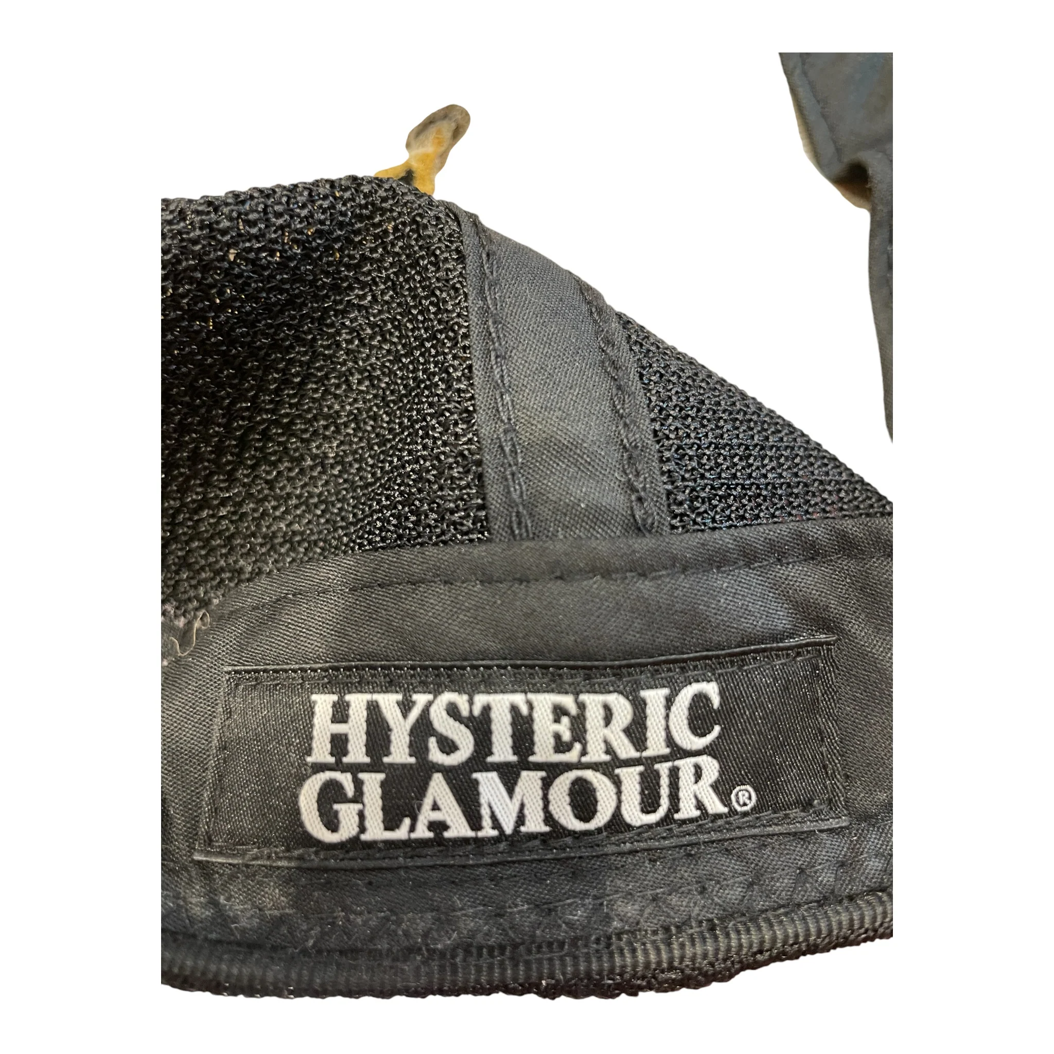 HYSTERIC GLAMOUR/Trucker Cap/FREE/Corduroy/BLK/wicked!