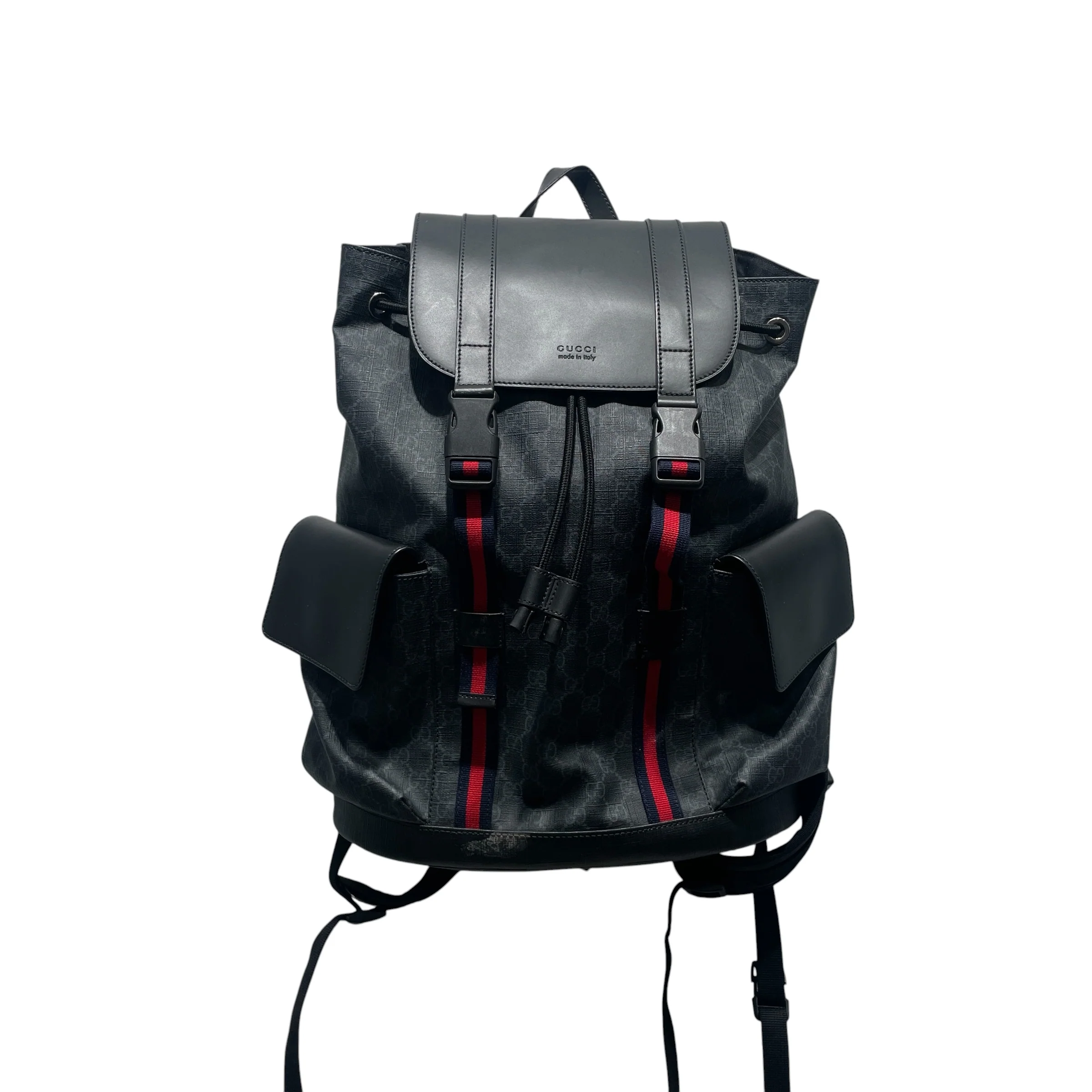 GUCCI/Backpack/Monogram/Acrylic/BLK/SUPREME BACK