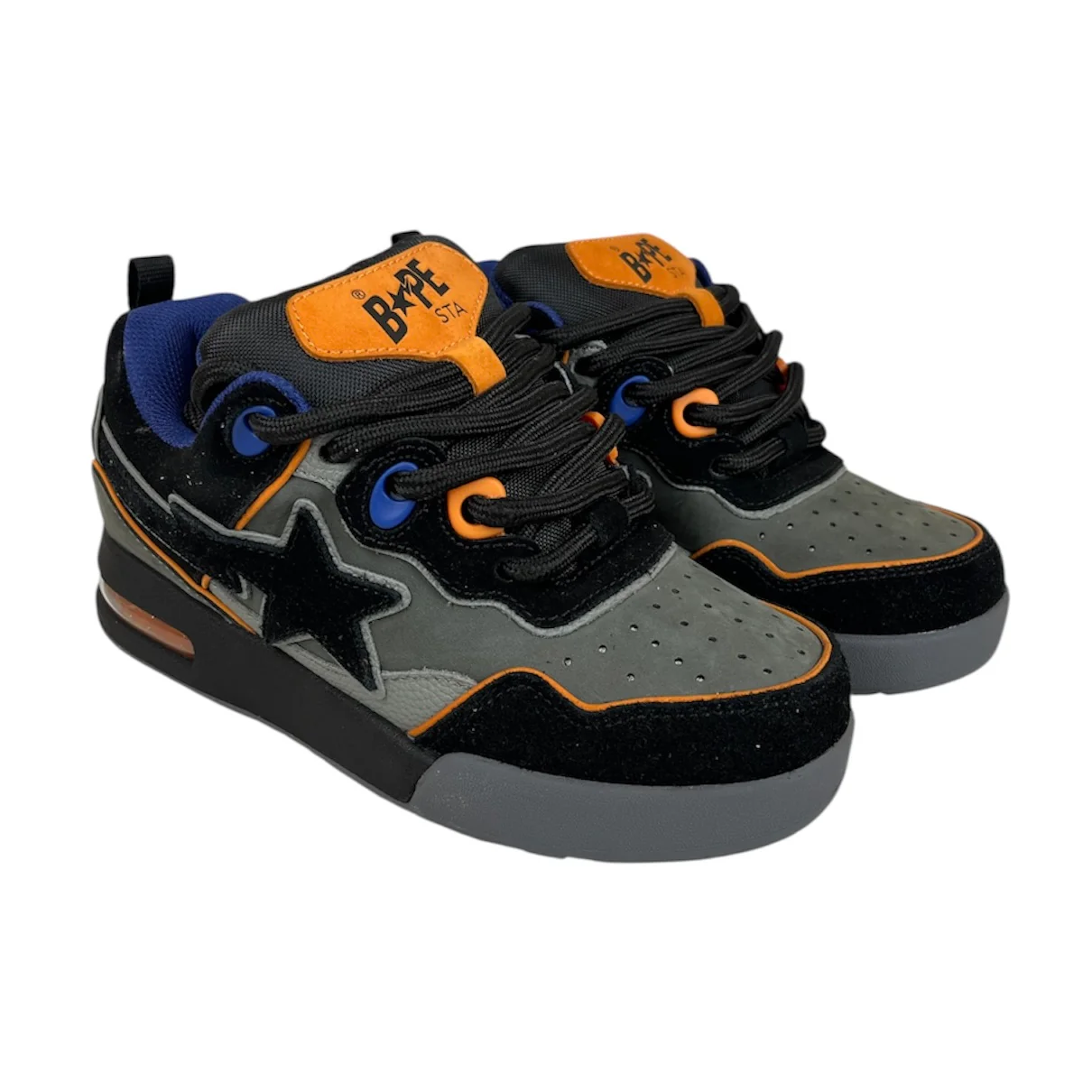 A BATHING APE/Low-Sneakers/US 5/BLK/FLIP STA